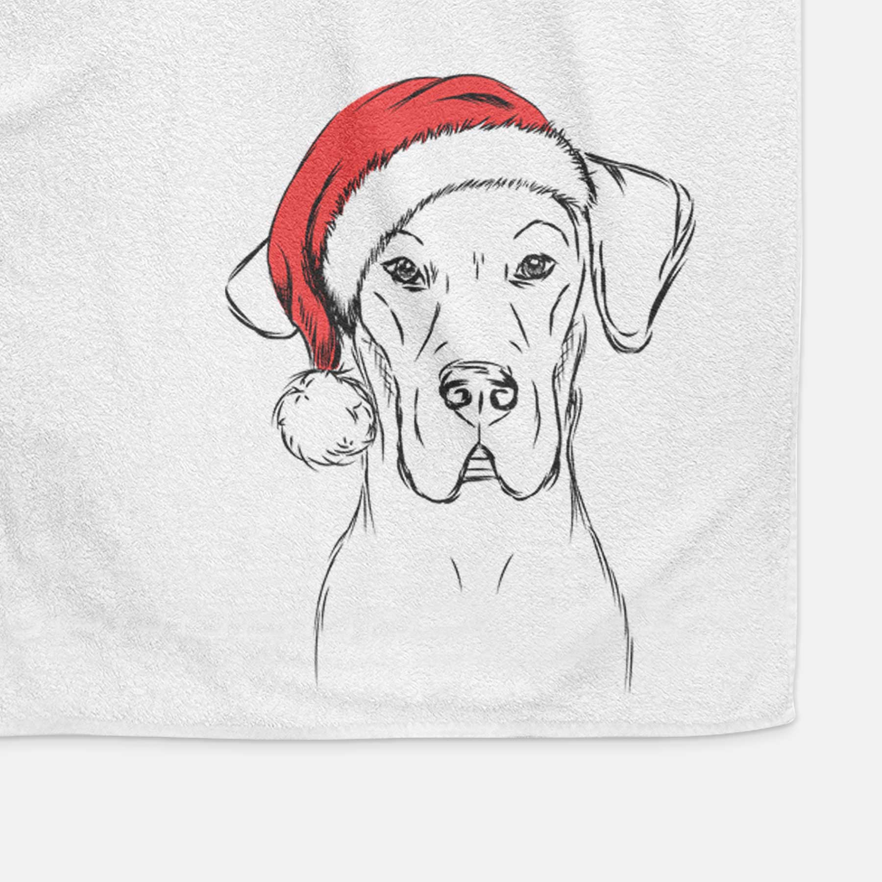 Harvey the Great Dane Decorative Hand Towel