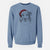 Santa Hattie the Australian Shepherd - Unisex Pigment Dyed Crew Sweatshirt