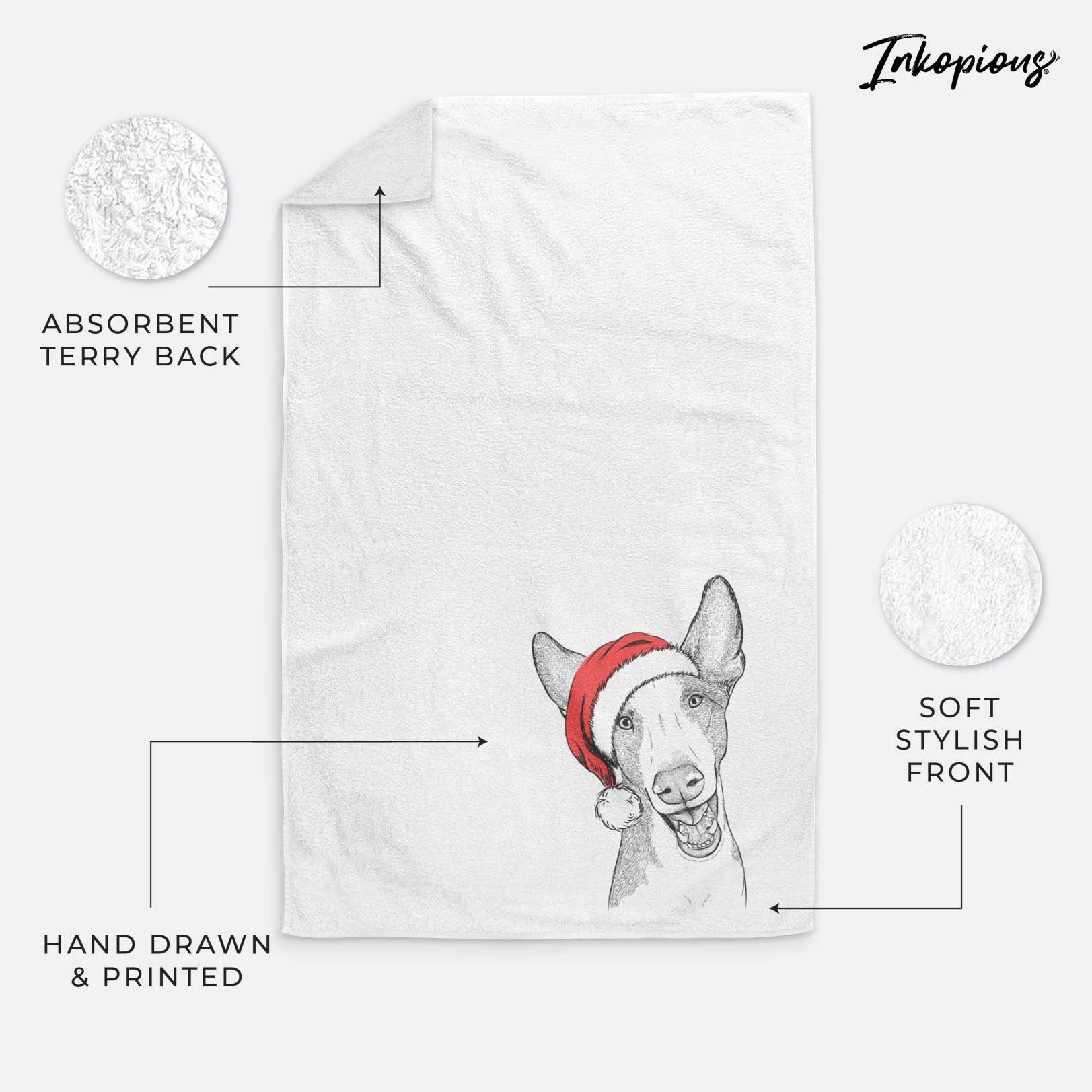 Havok the Ibizan Hound Decorative Hand Towel