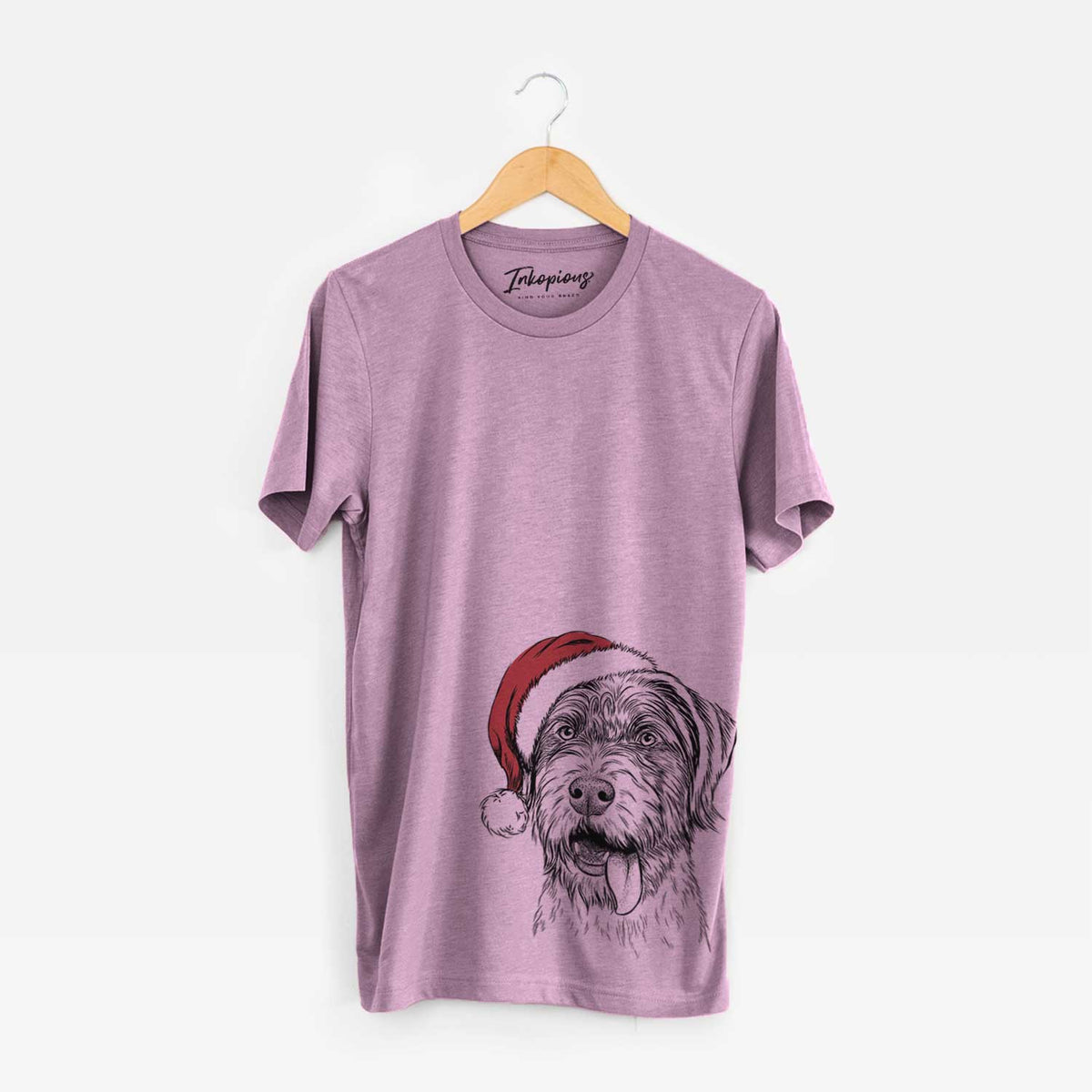 Santa Hazel the German Wirehaired Pointer Mix - Unisex Crewneck
