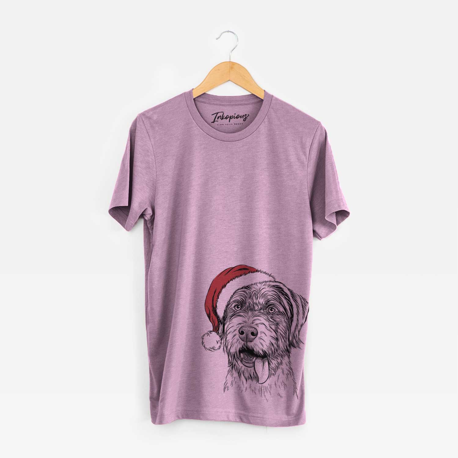 Santa Hazel the German Wirehaired Pointer Mix - Unisex Crewneck