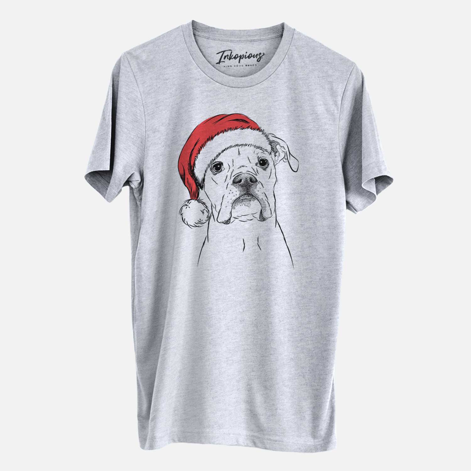 Santa Henley the Boxer - Unisex Crewneck