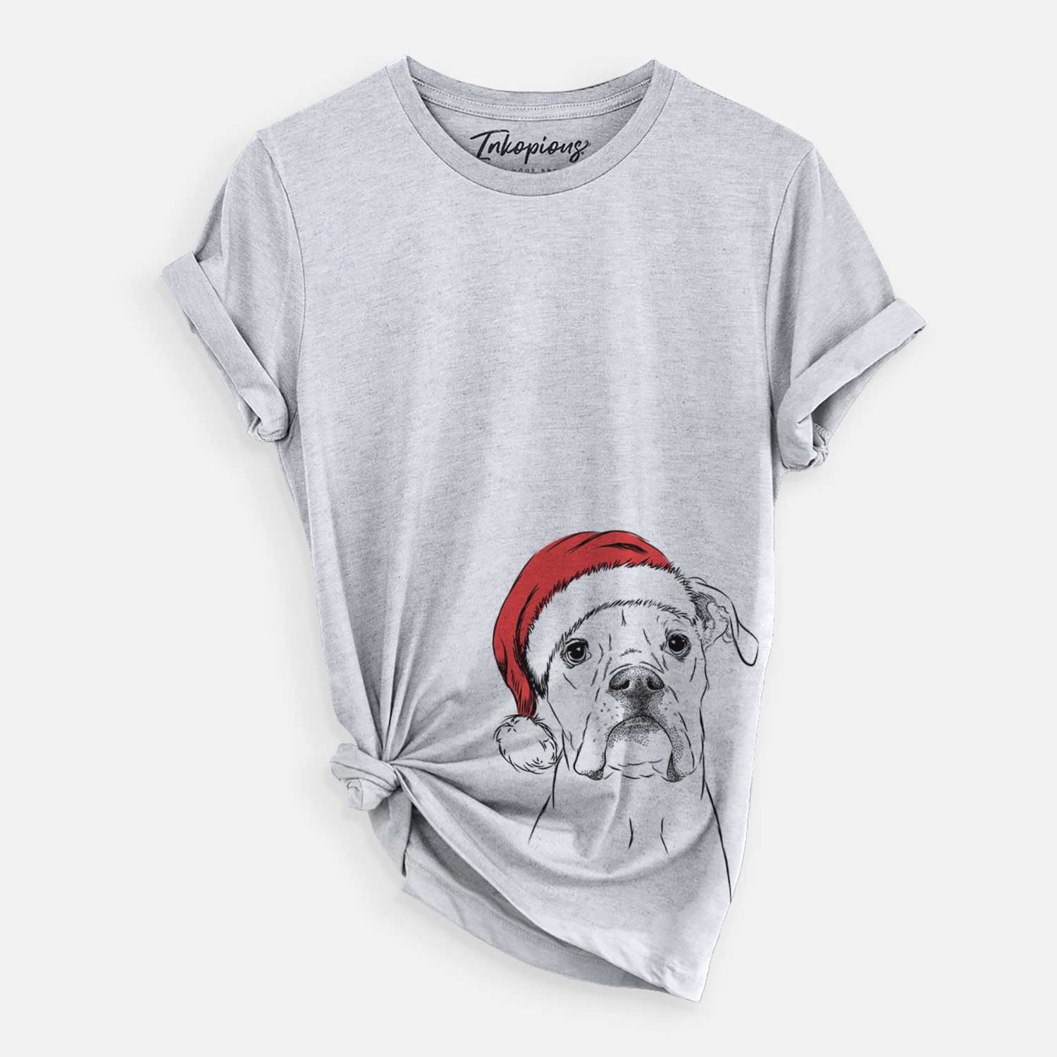 Santa Henley the Boxer - Unisex Crewneck