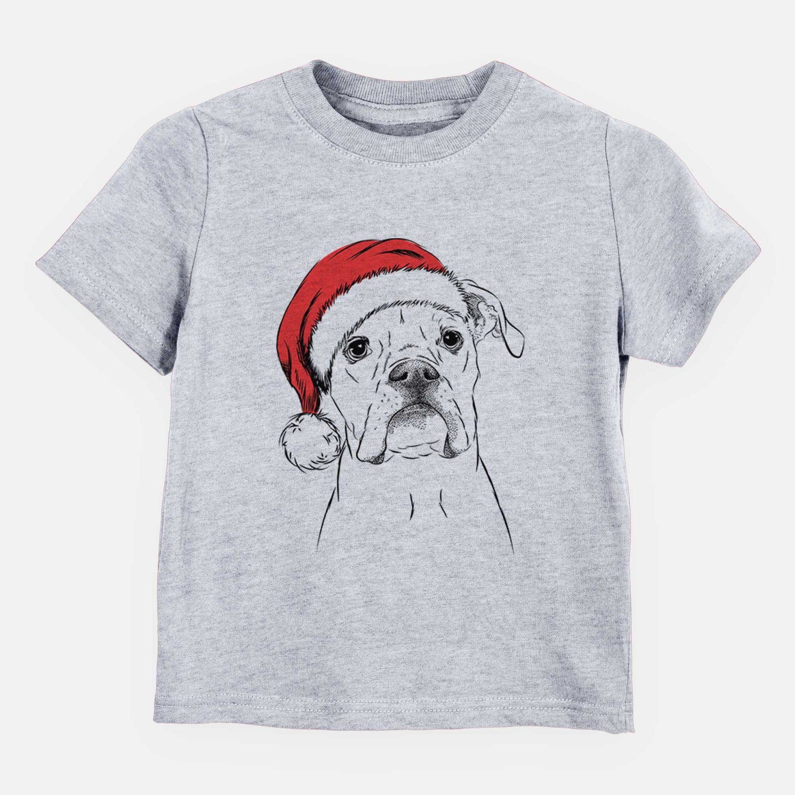 Santa Henley the Boxer - Kids/Youth/Toddler Shirt