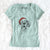 Santa Hennessey the Great Dane - Women's V-neck Shirt