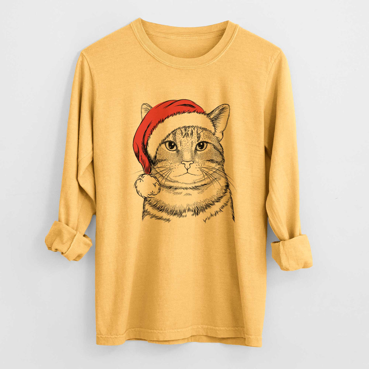 Santa Henry the Bengal - Heavyweight 100% Cotton Long Sleeve
