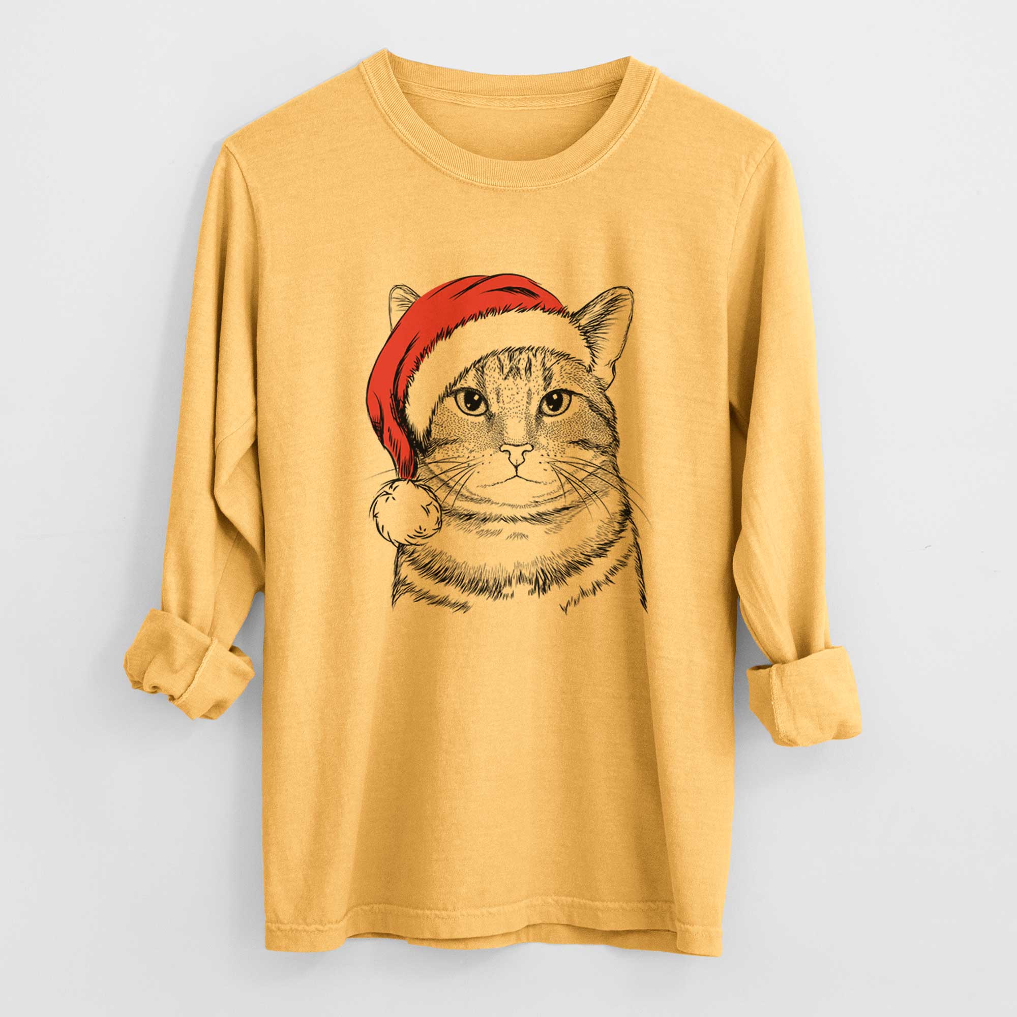 Santa Henry the Bengal - Heavyweight 100% Cotton Long Sleeve