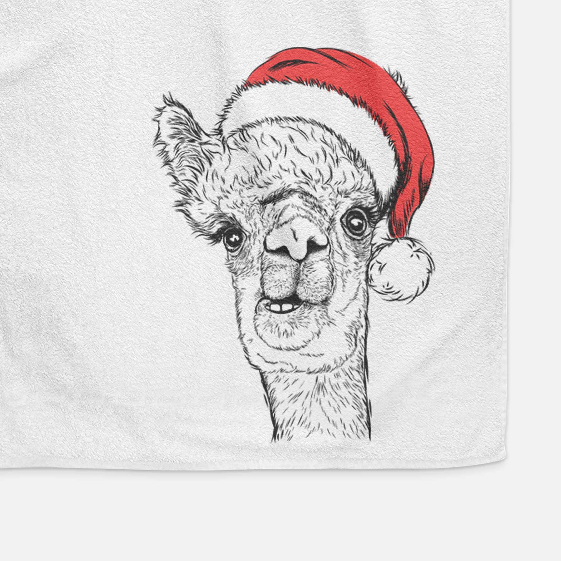 Henry the Alpaca Decorative Hand Towel