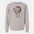 Santa Henry the Alpaca - Unisex Pigment Dyed Crew Sweatshirt