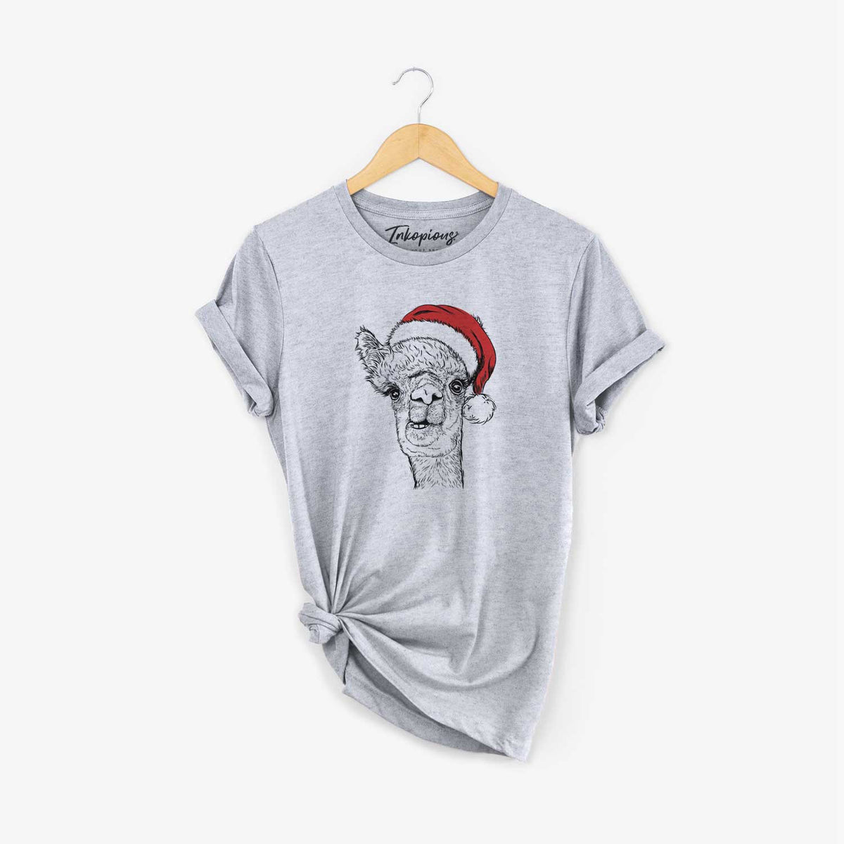 Santa Henry the Alpaca - Unisex Crewneck