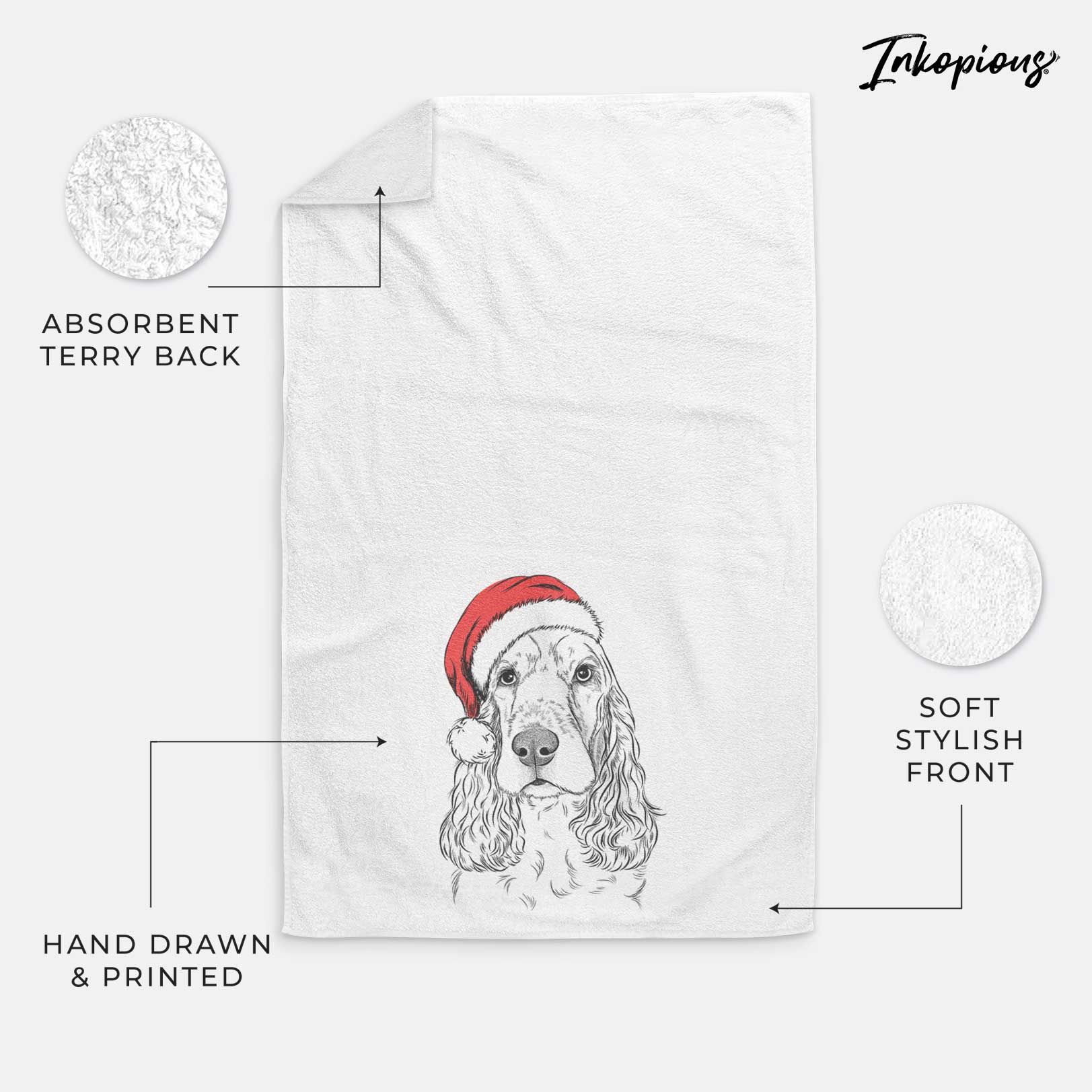 Henry the English Cocker Spaniel Decorative Hand Towel