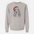 Santa Henry the English Cocker Spaniel - Unisex Pigment Dyed Crew Sweatshirt