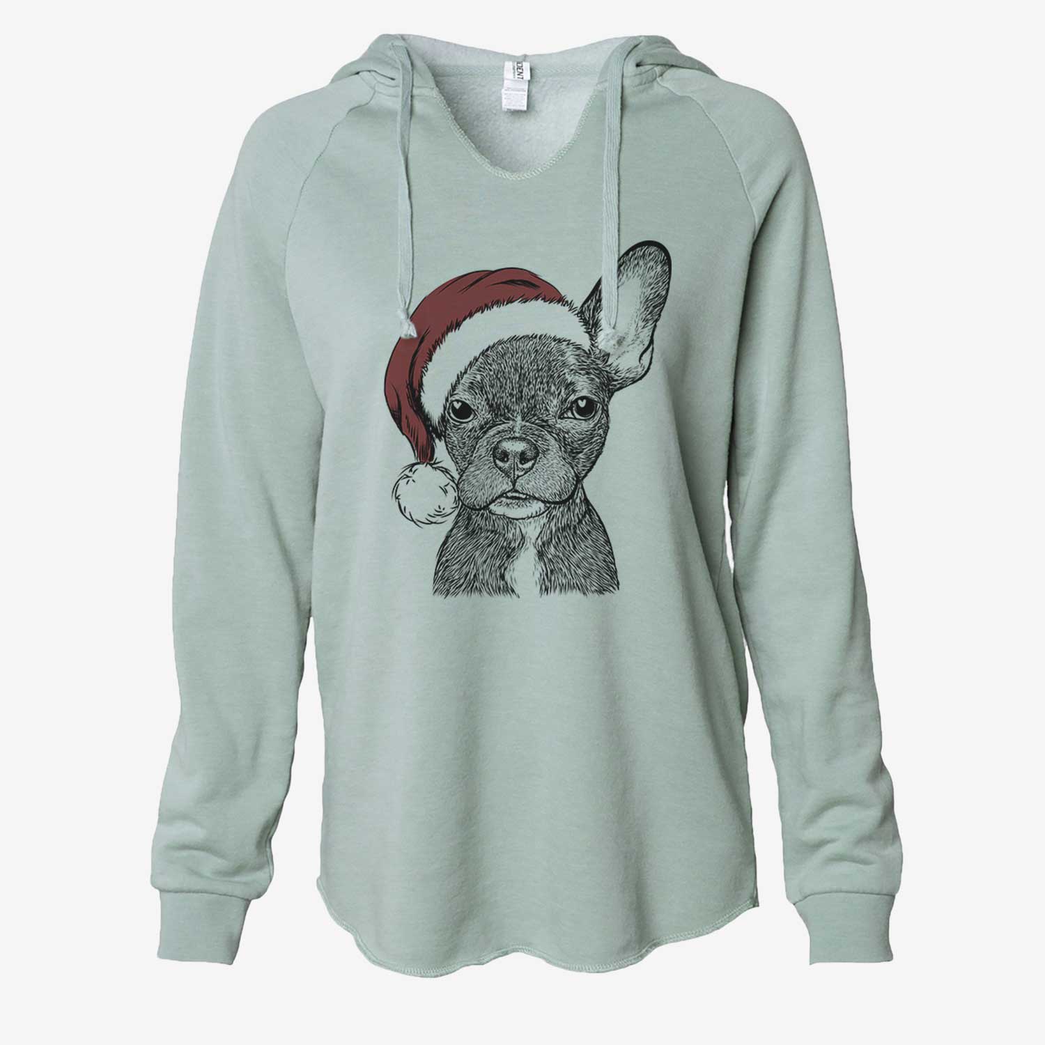 Henry the French Bulldog - Cali Wave Hooded Sweatshirt