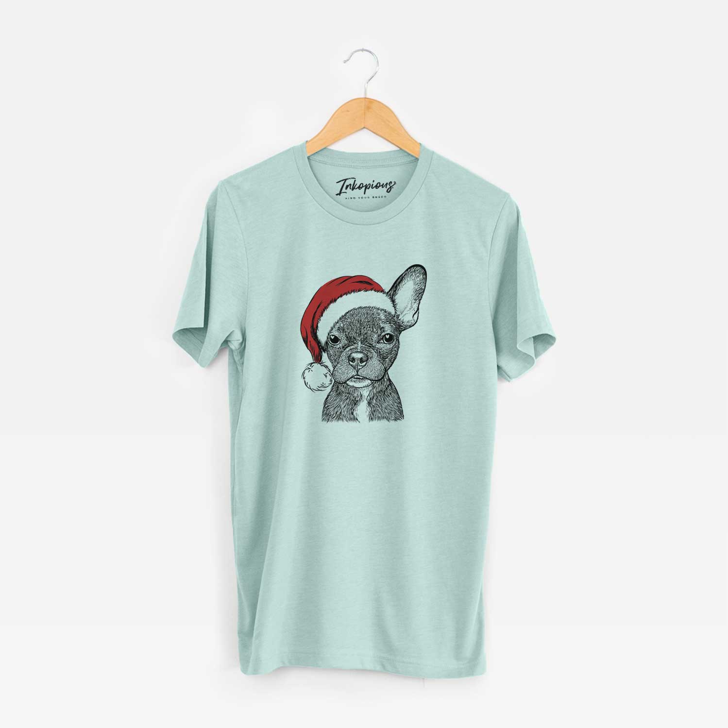 Santa Henry the French Bulldog - Unisex Crewneck