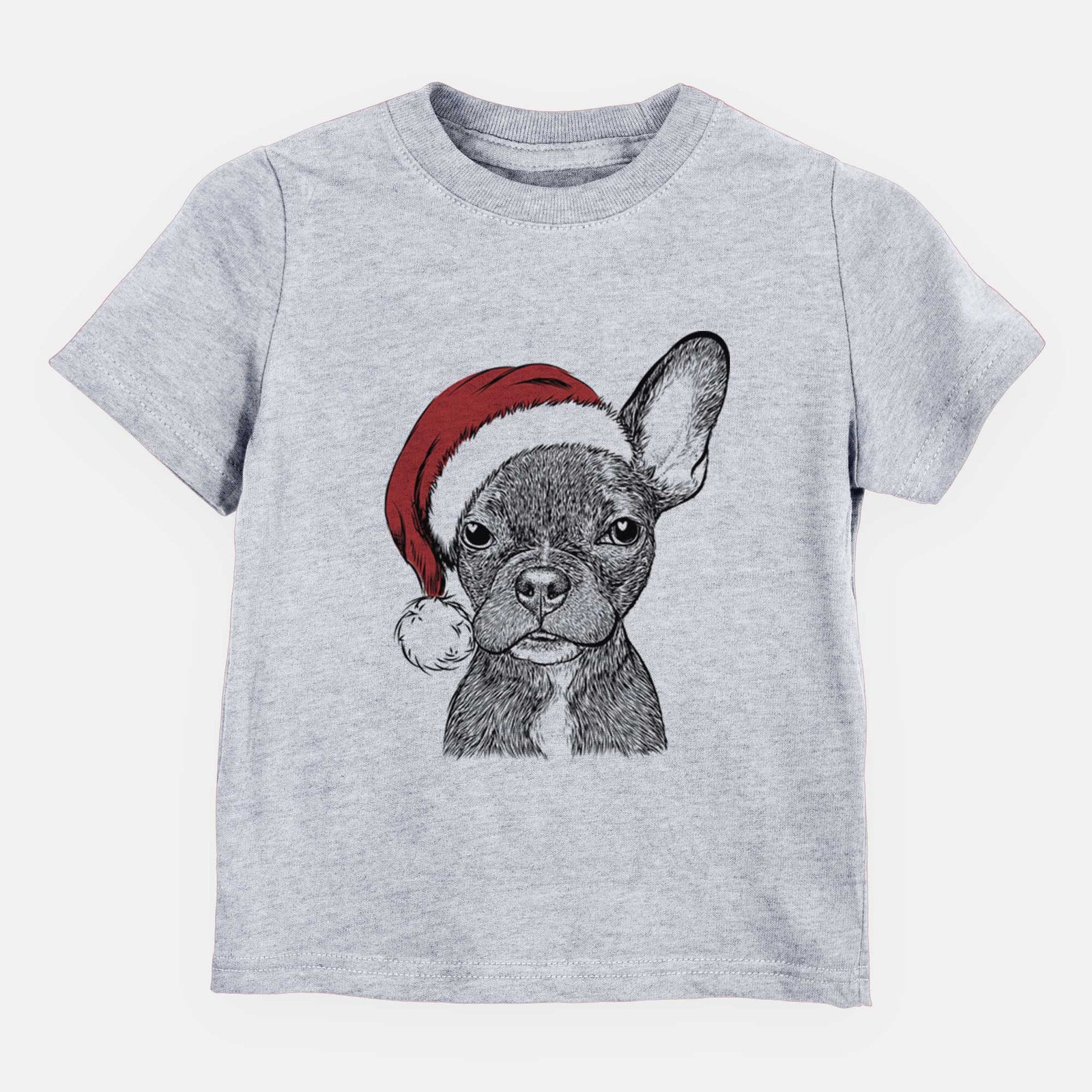 Santa Henry the French Bulldog - Kids/Youth/Toddler Shirt
