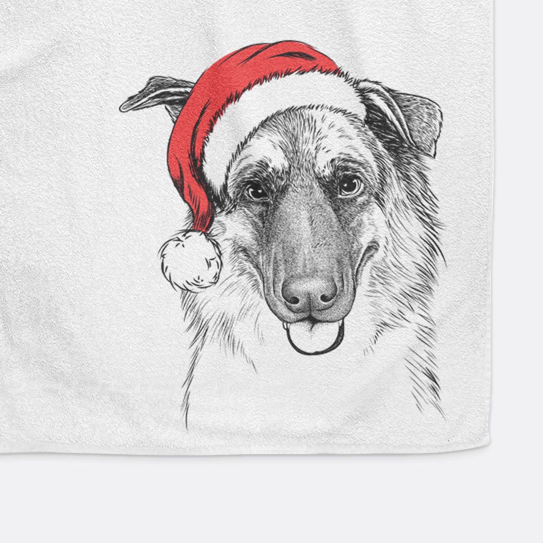 Henry the German Shepherd Decorative Hand Towel