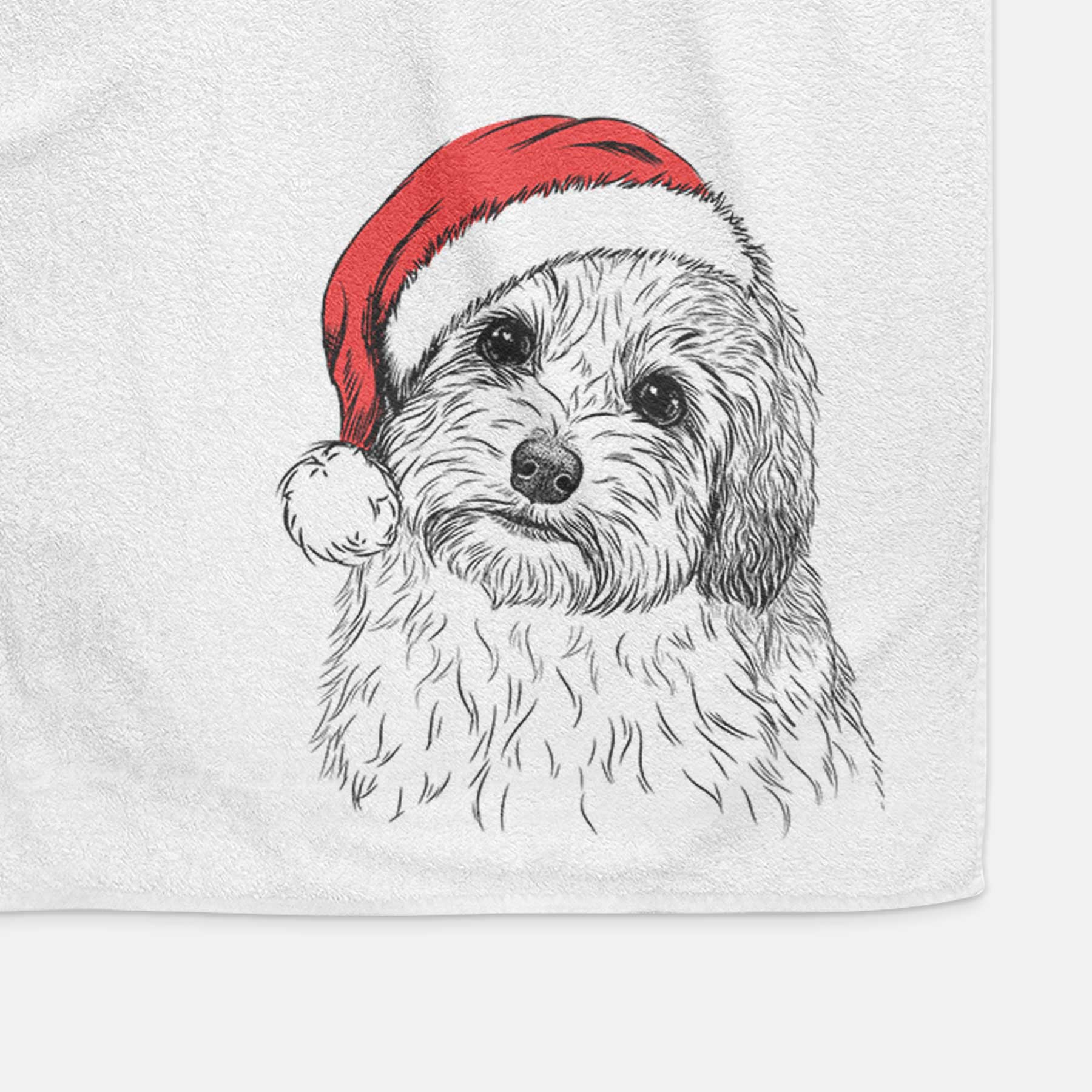 Henry the Havanese Decorative Hand Towel