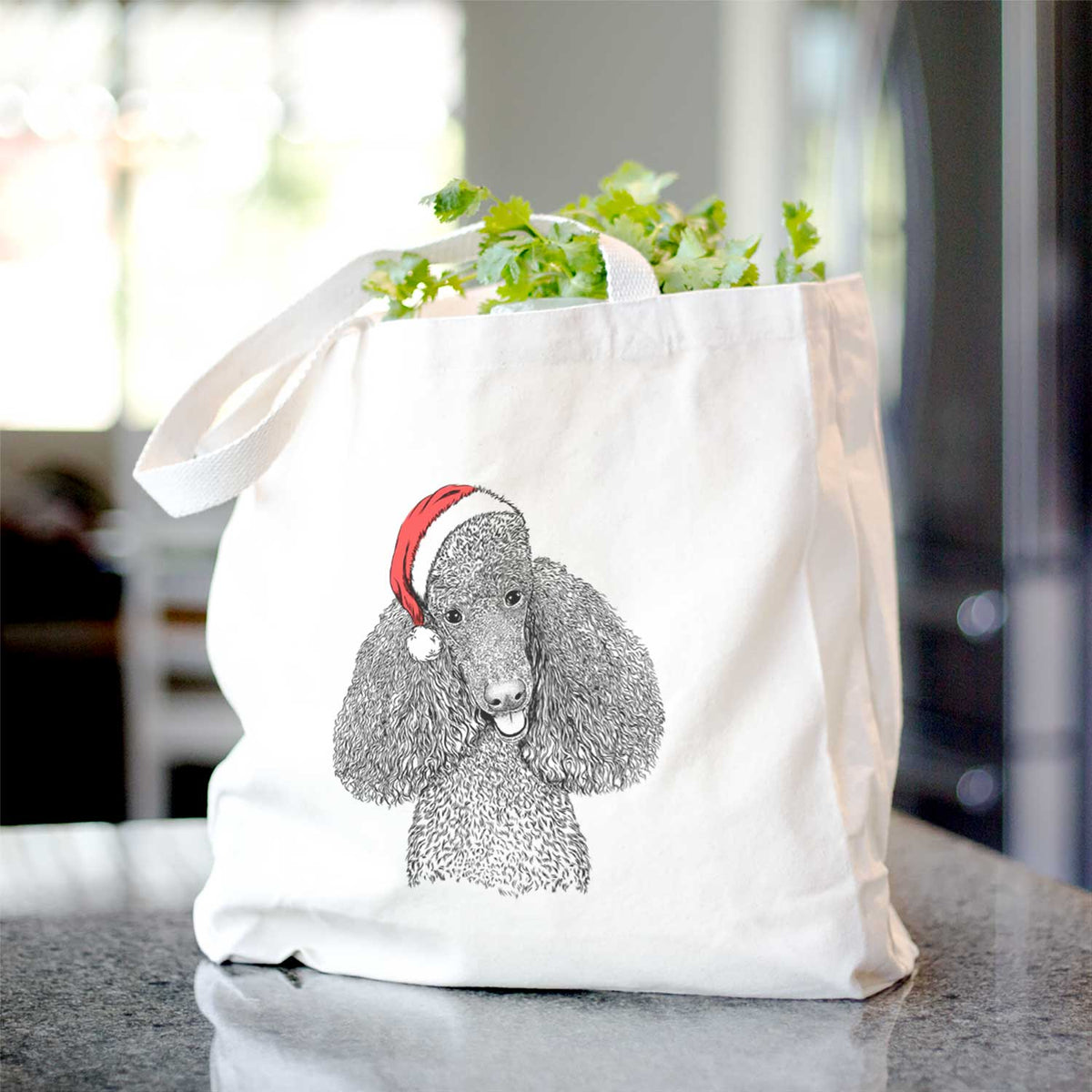 Henry the Standard Poodle - Tote Bag