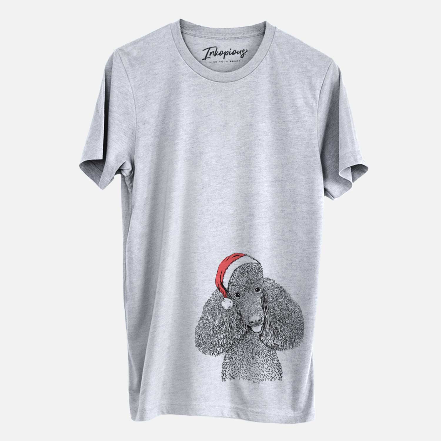 Santa Henry the Standard Poodle - Unisex Crewneck