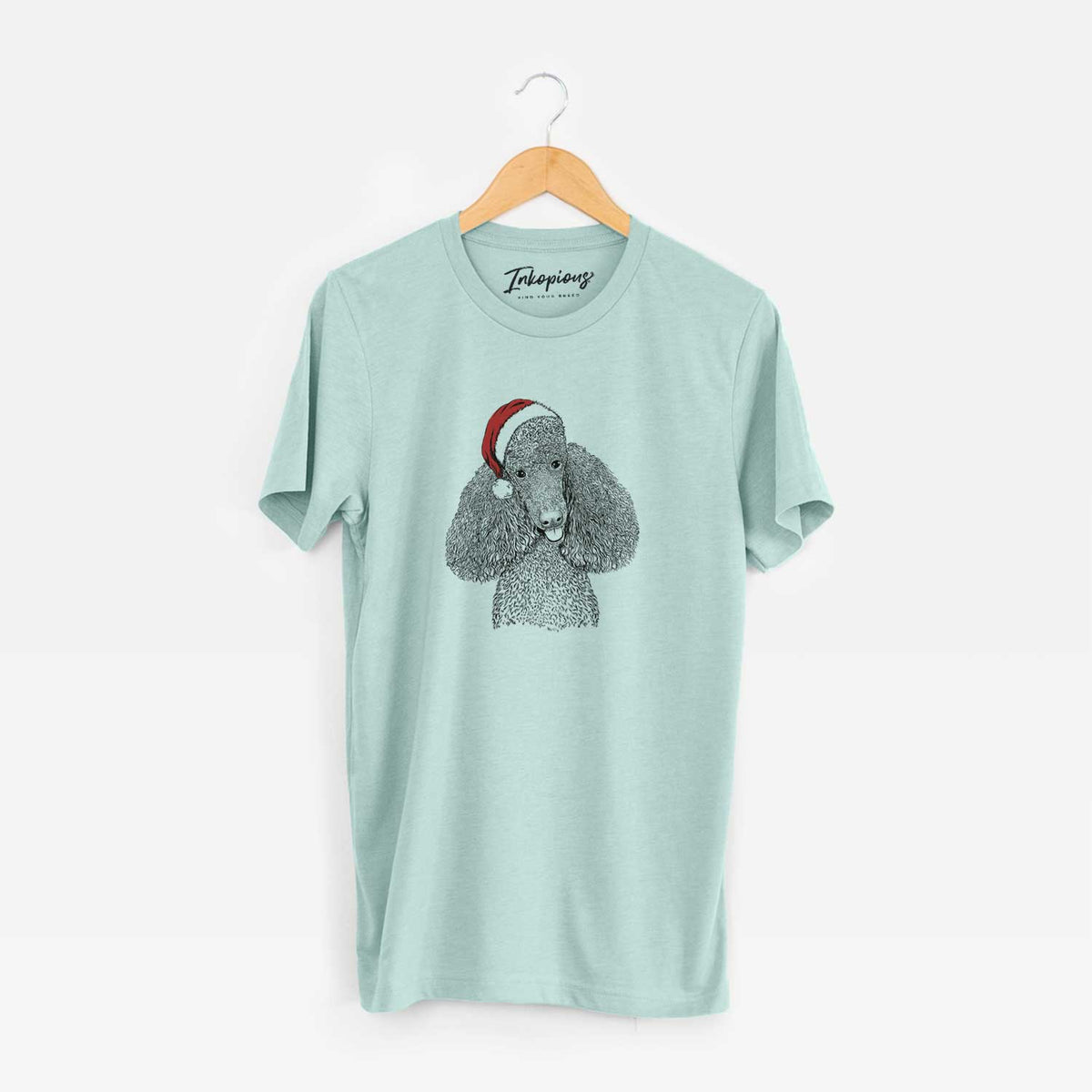 Santa Henry the Standard Poodle - Unisex Crewneck