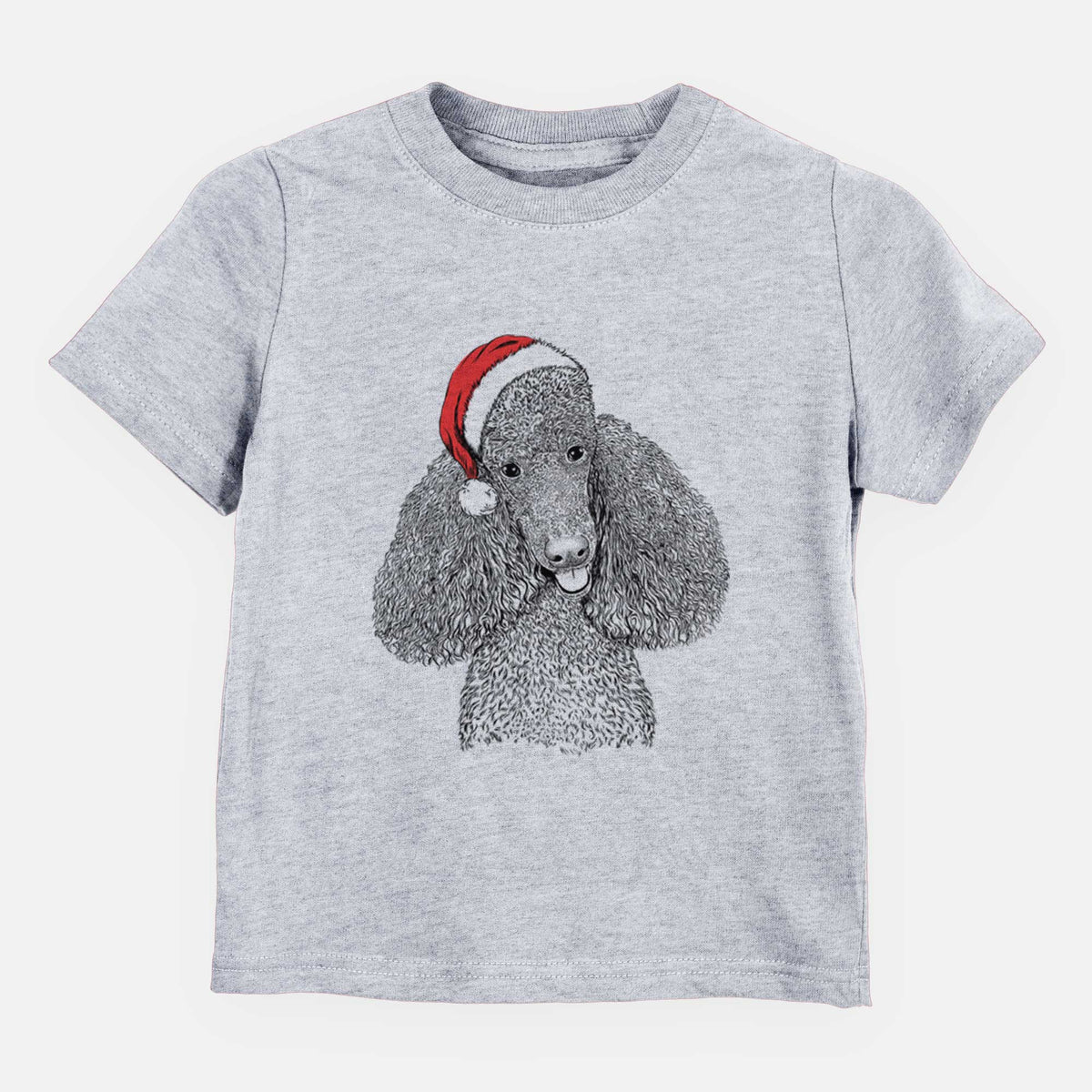 Santa Henry the Standard Poodle - Kids/Youth/Toddler Shirt