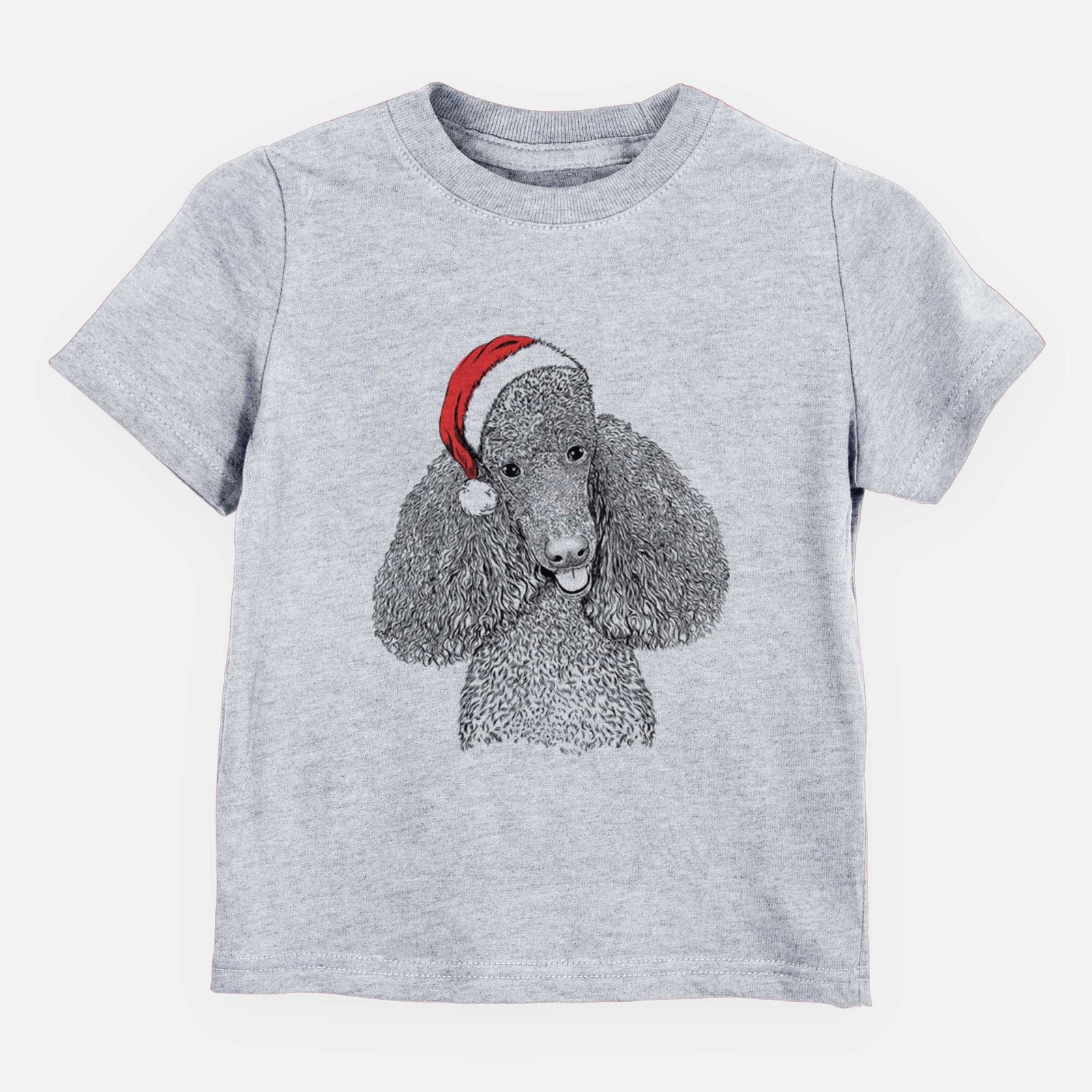Santa Henry the Standard Poodle - Kids/Youth/Toddler Shirt