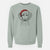 Santa Henry the White Standard Poodle - Unisex Pigment Dyed Crew Sweatshirt