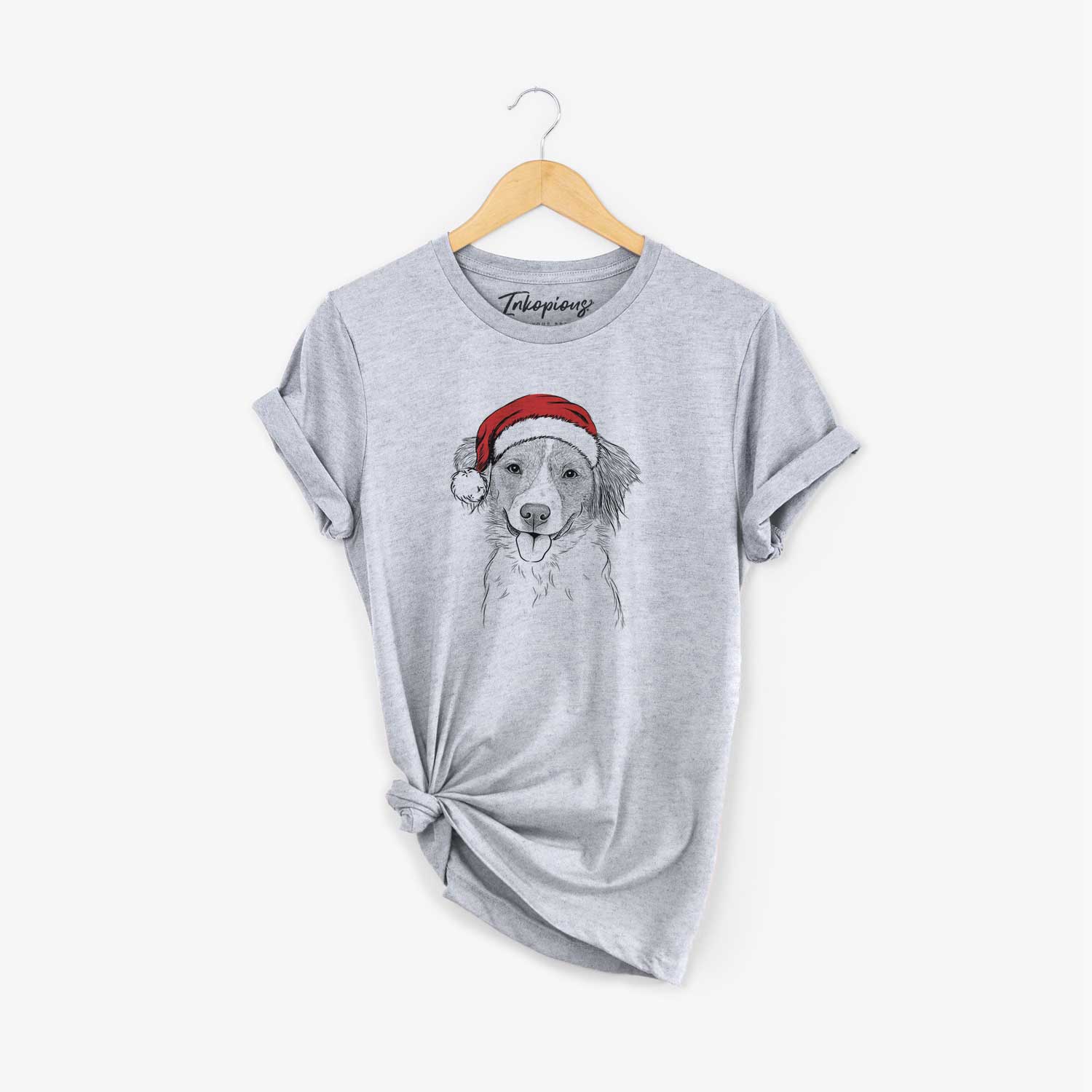 Santa Hercules the Nederlandse Kooikerhondje - Unisex Crewneck