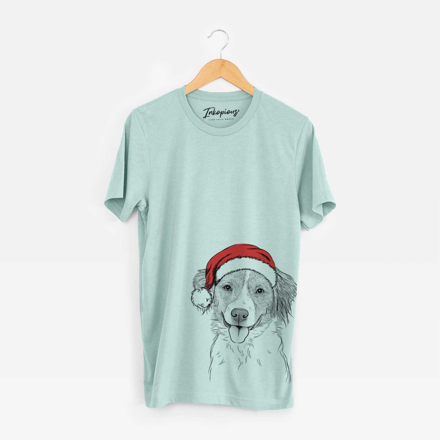 Santa Hercules the Nederlandse Kooikerhondje - Unisex Crewneck