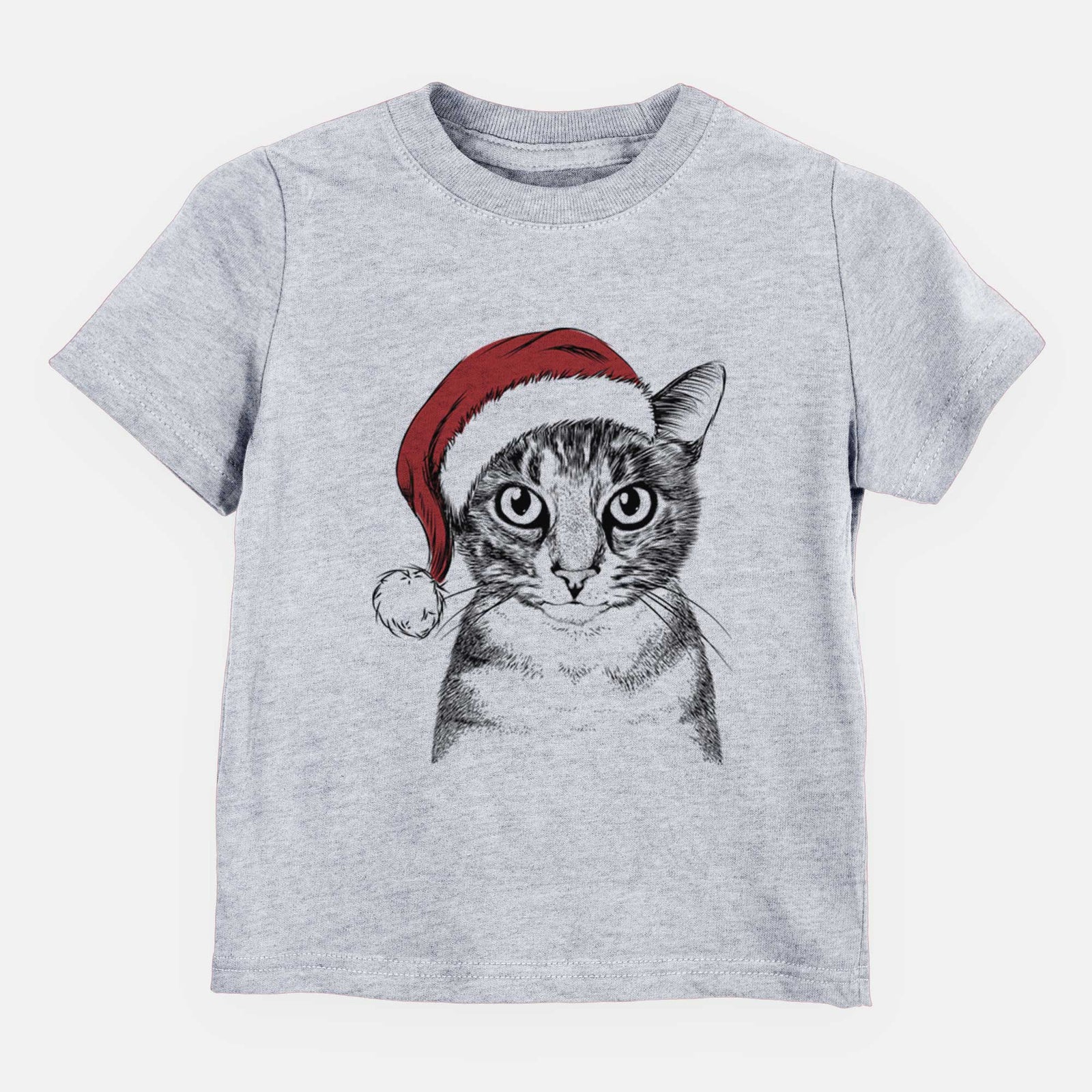 Santa Hobbes the Tabby Cat - Kids/Youth/Toddler Shirt