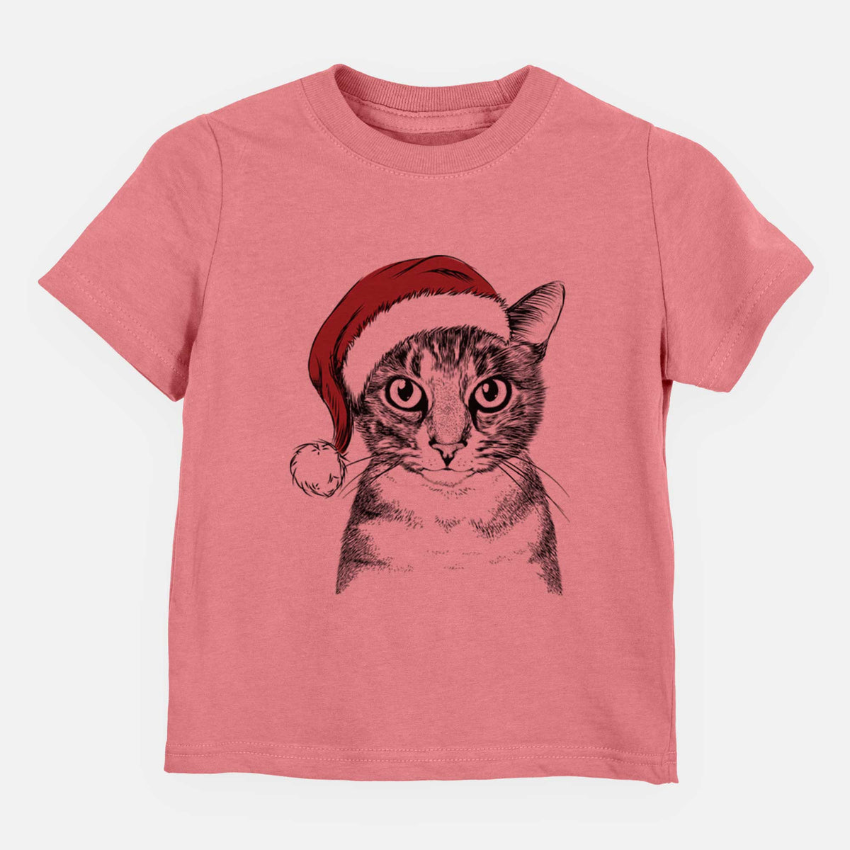 Santa Hobbes the Tabby Cat - Kids/Youth/Toddler Shirt