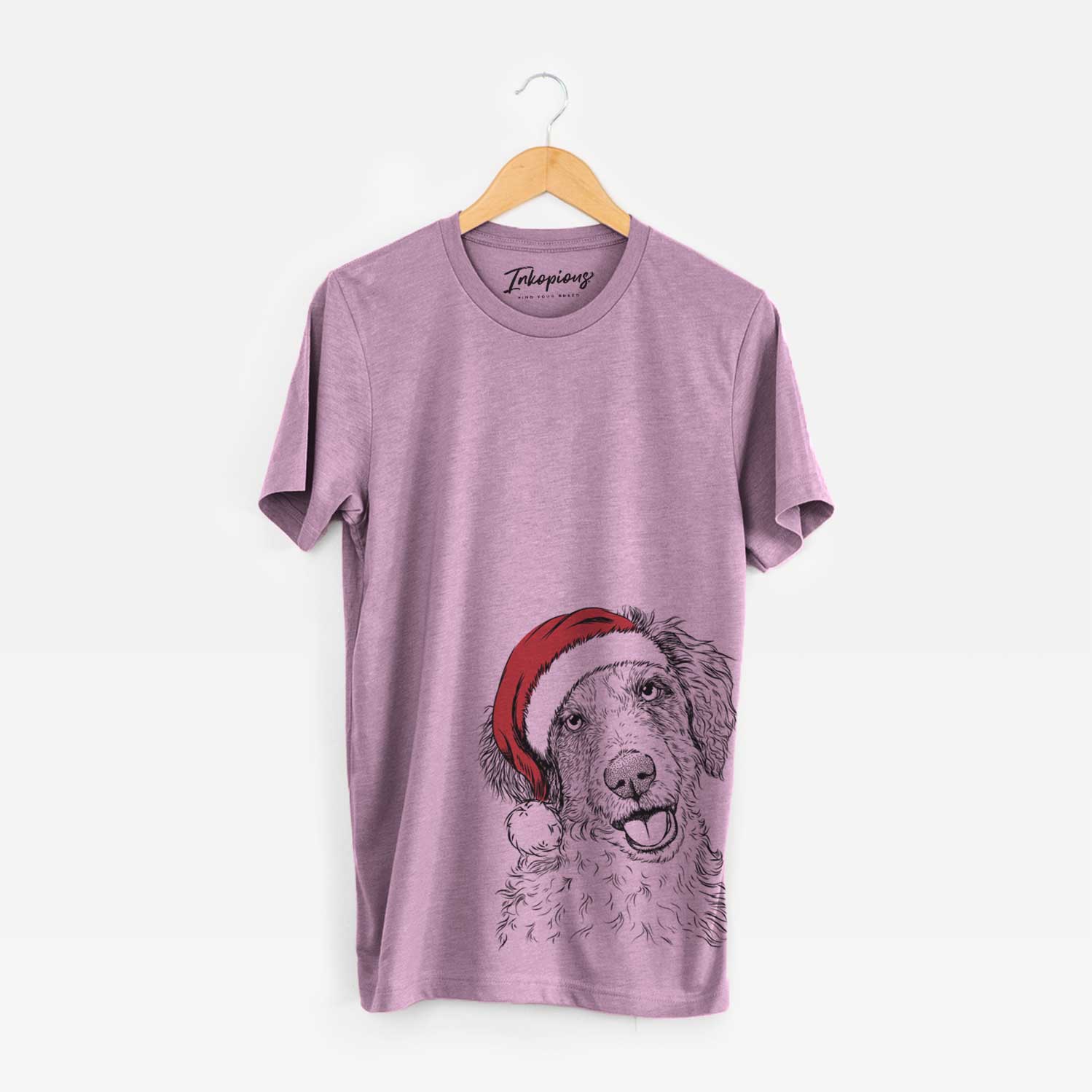 Santa Hoge the Aussiedoodle - Unisex Crewneck