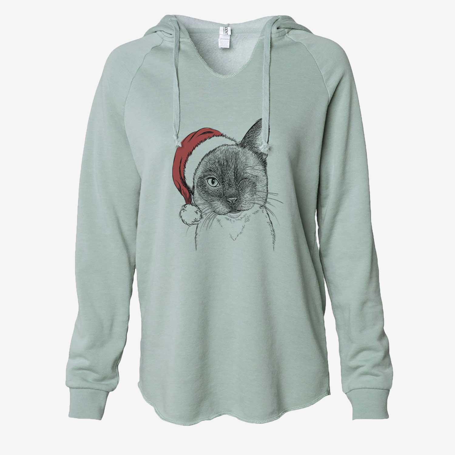 Hoggle the Siamese Cat - Cali Wave Hooded Sweatshirt