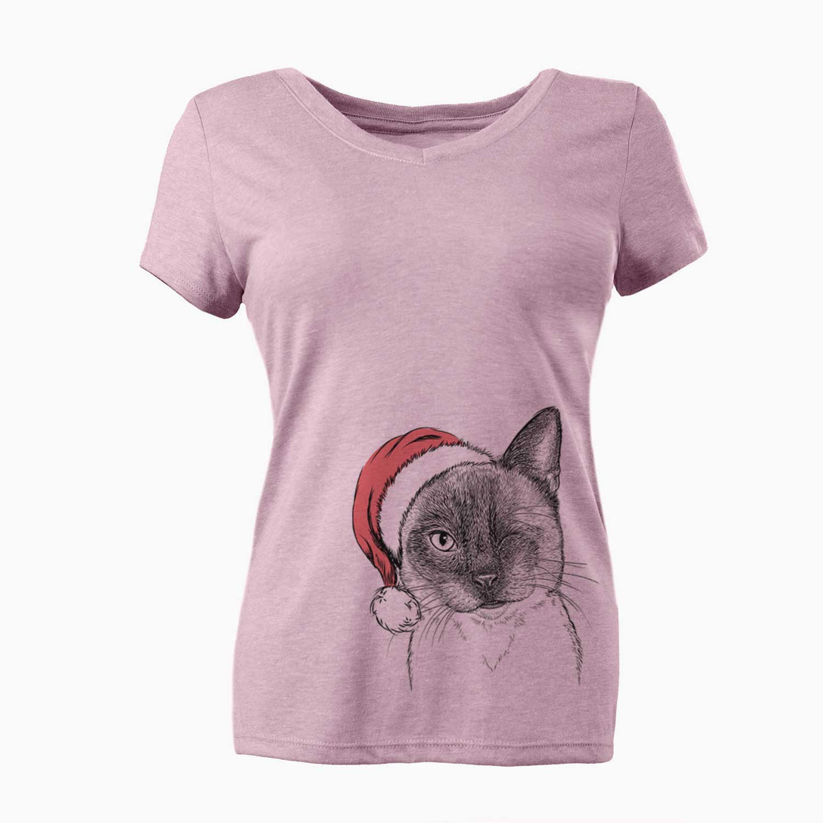 Hoggle the Siamese Cat - Women's V-neck Shirt