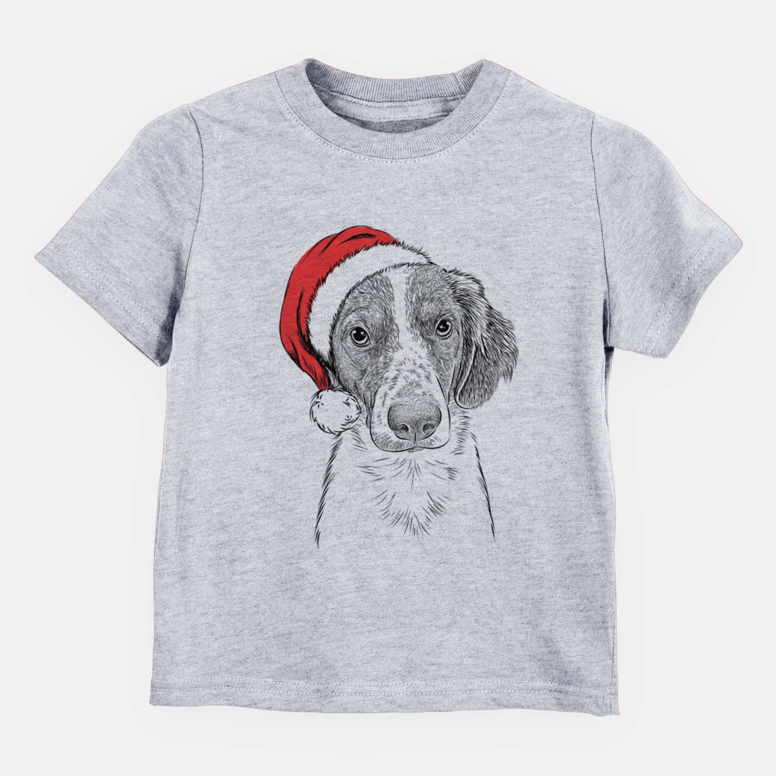 Santa Holly the Brittany Spaniel - Kids/Youth/Toddler Shirt