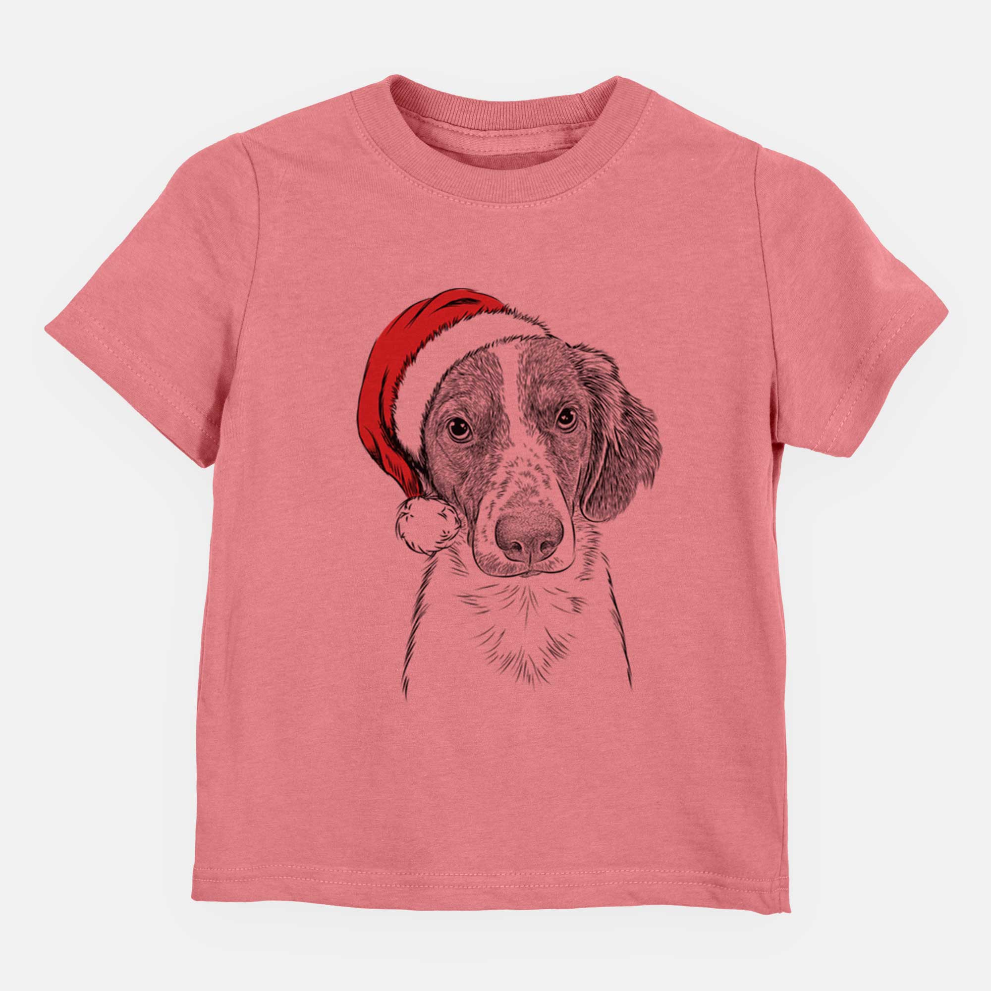 Santa Holly the Brittany Spaniel - Kids/Youth/Toddler Shirt