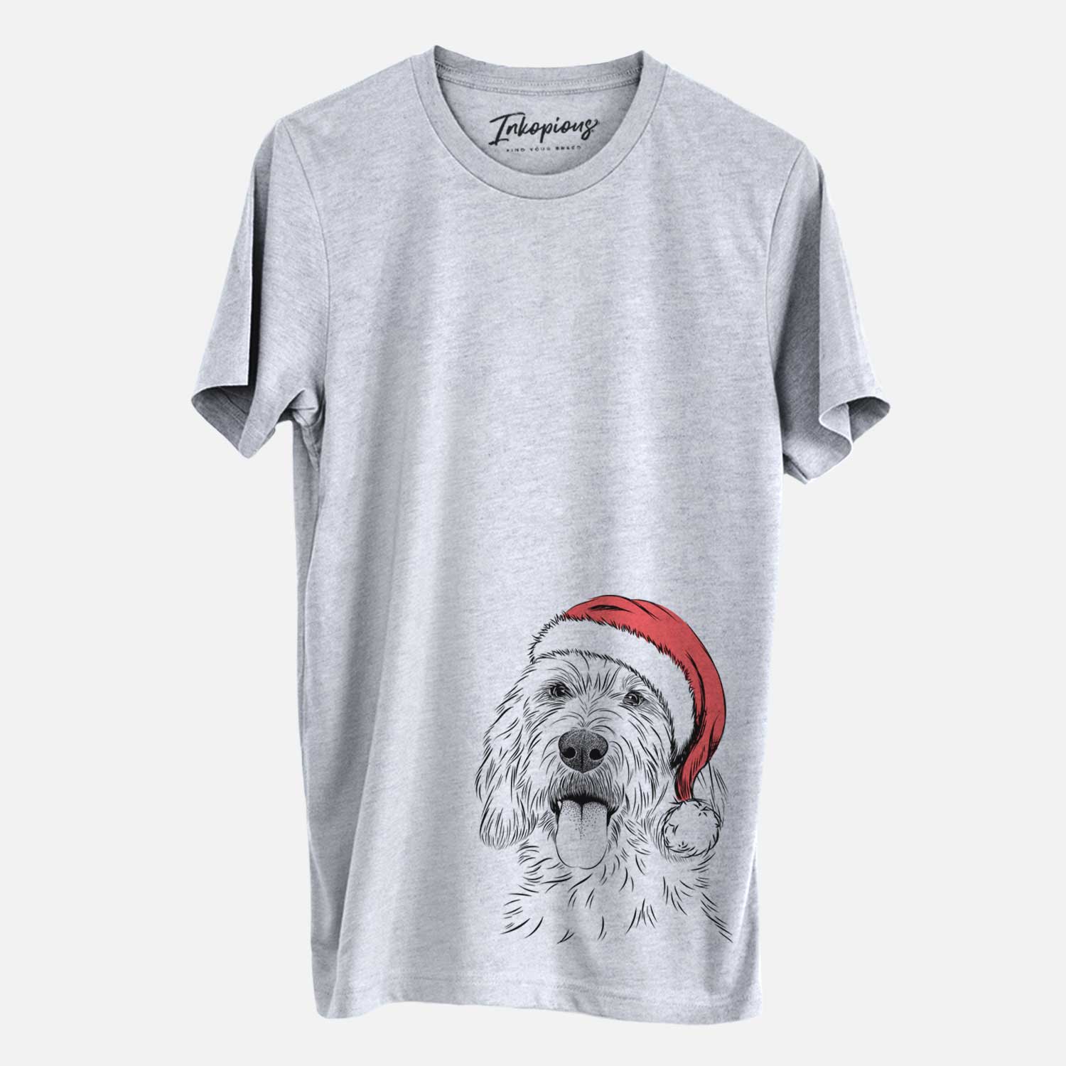 Santa Homer the Grand Basset Griffon Vendeen - Unisex Crewneck