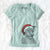 Santa Honey the Lab Pit Mix - Women's V-neck Shirt