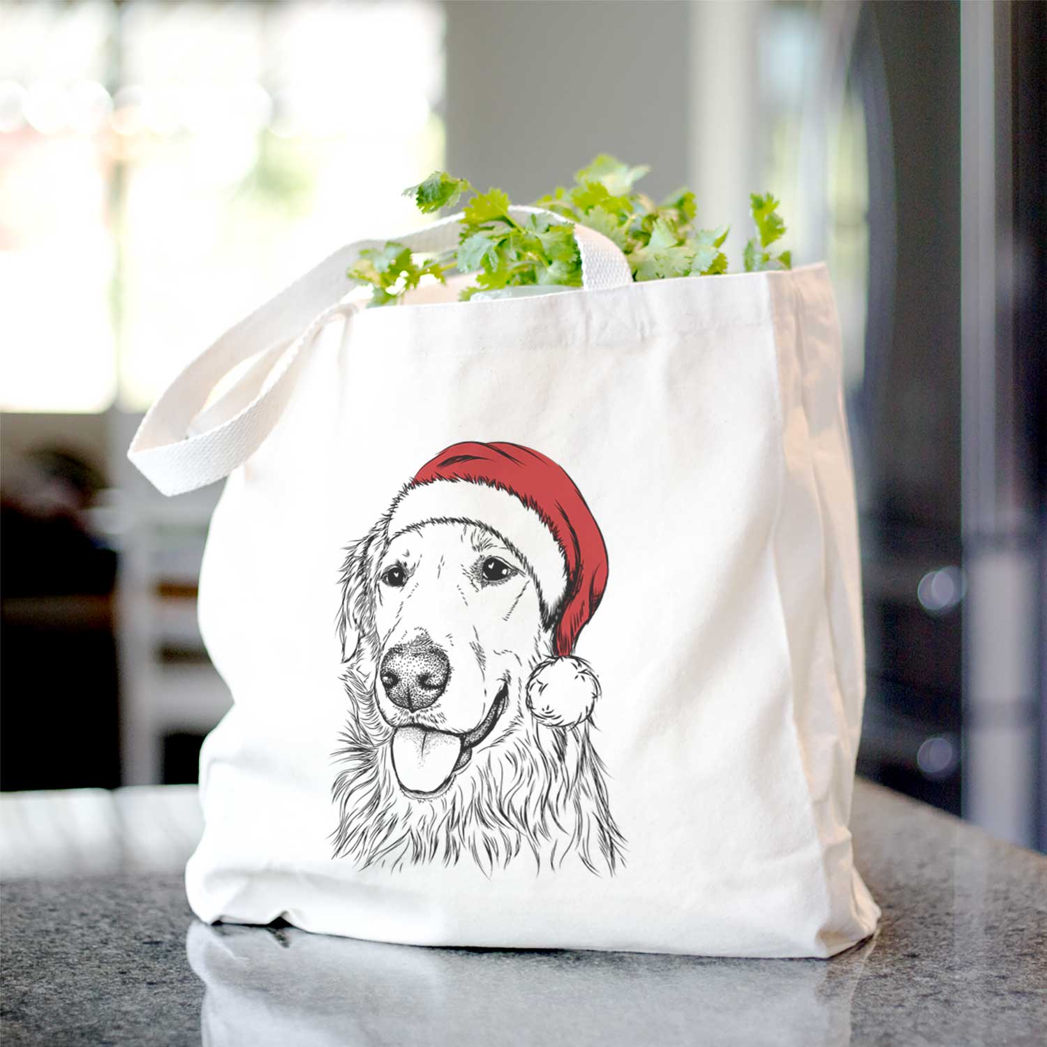 Hopper the Golden Retriever - Tote Bag