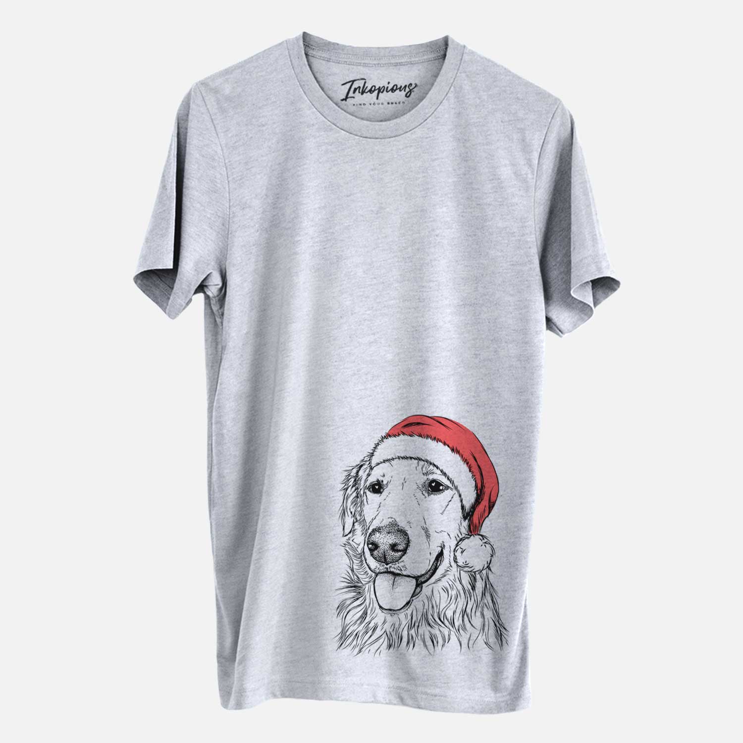 Santa Hopper the Golden Retriever - Unisex Crewneck