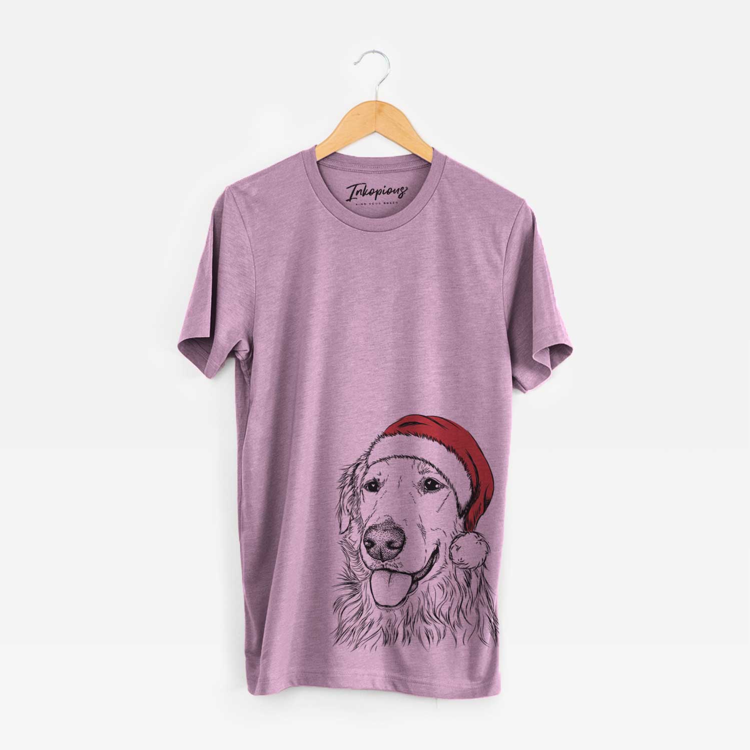 Santa Hopper the Golden Retriever - Unisex Crewneck