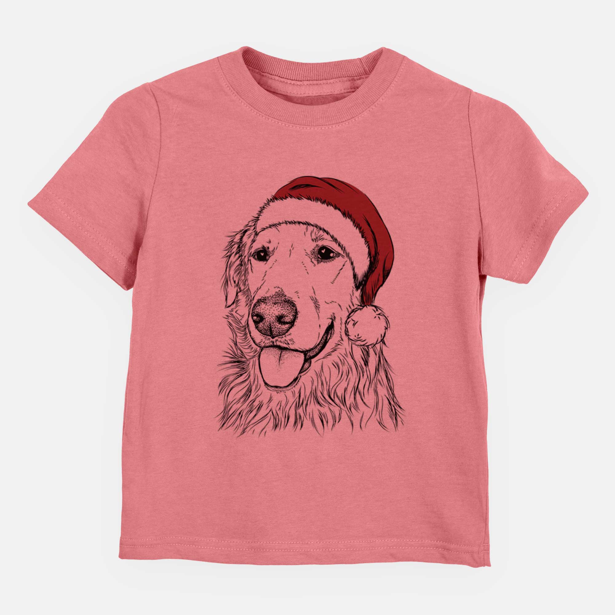 Santa Hopper the Golden Retriever - Kids/Youth/Toddler Shirt