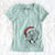 Santa Hoss the Saint Bernard - Women's V-neck Shirt