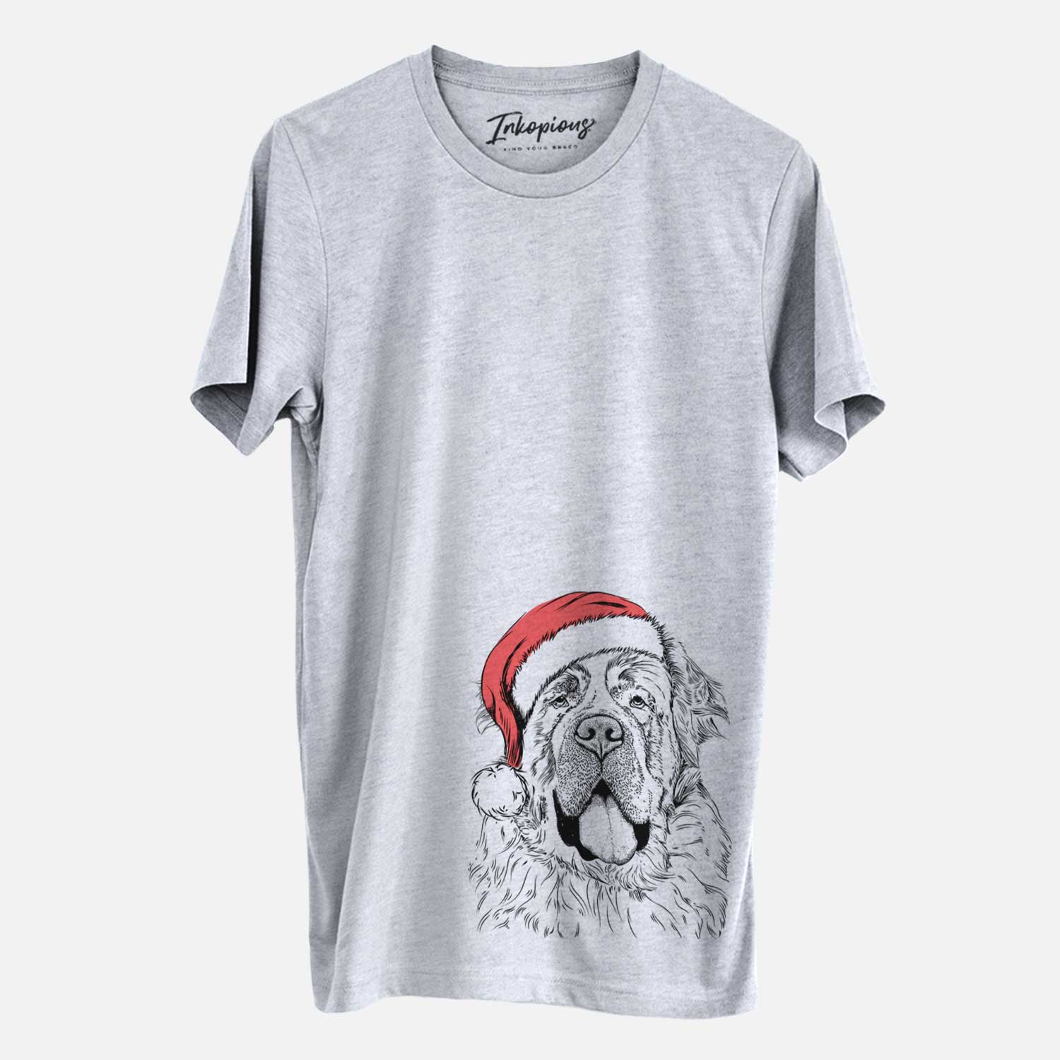 Santa Hoss the Saint Bernard - Unisex Crewneck