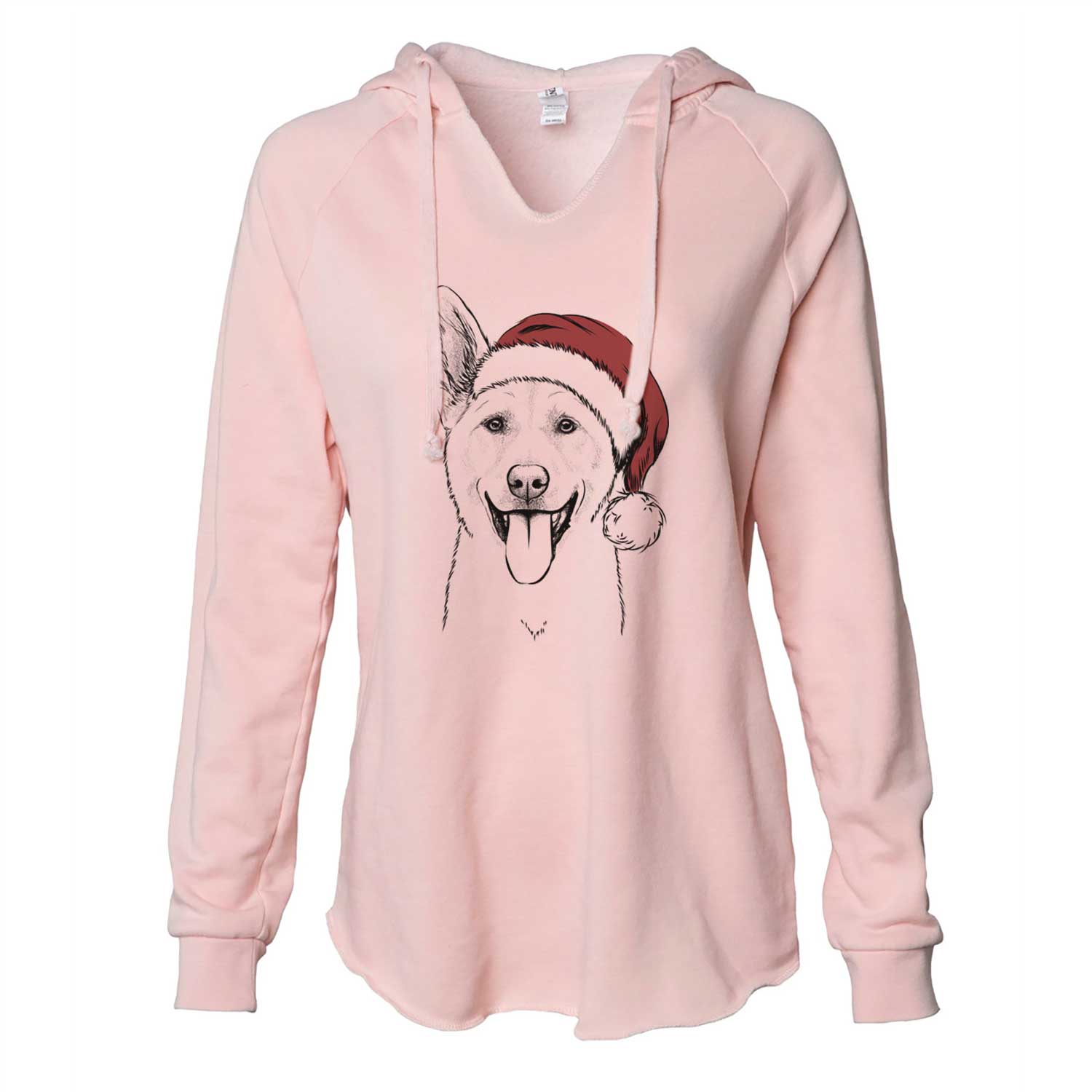 Hoya the Korean Jindo - Cali Wave Hooded Sweatshirt