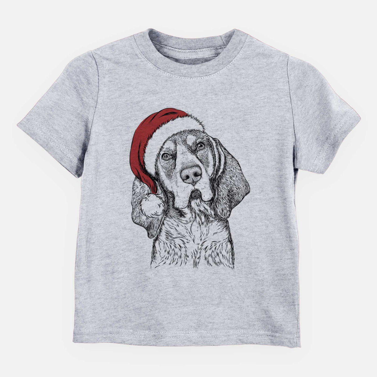 Santa Huck the Bluetick Coonhound - Kids/Youth/Toddler Shirt