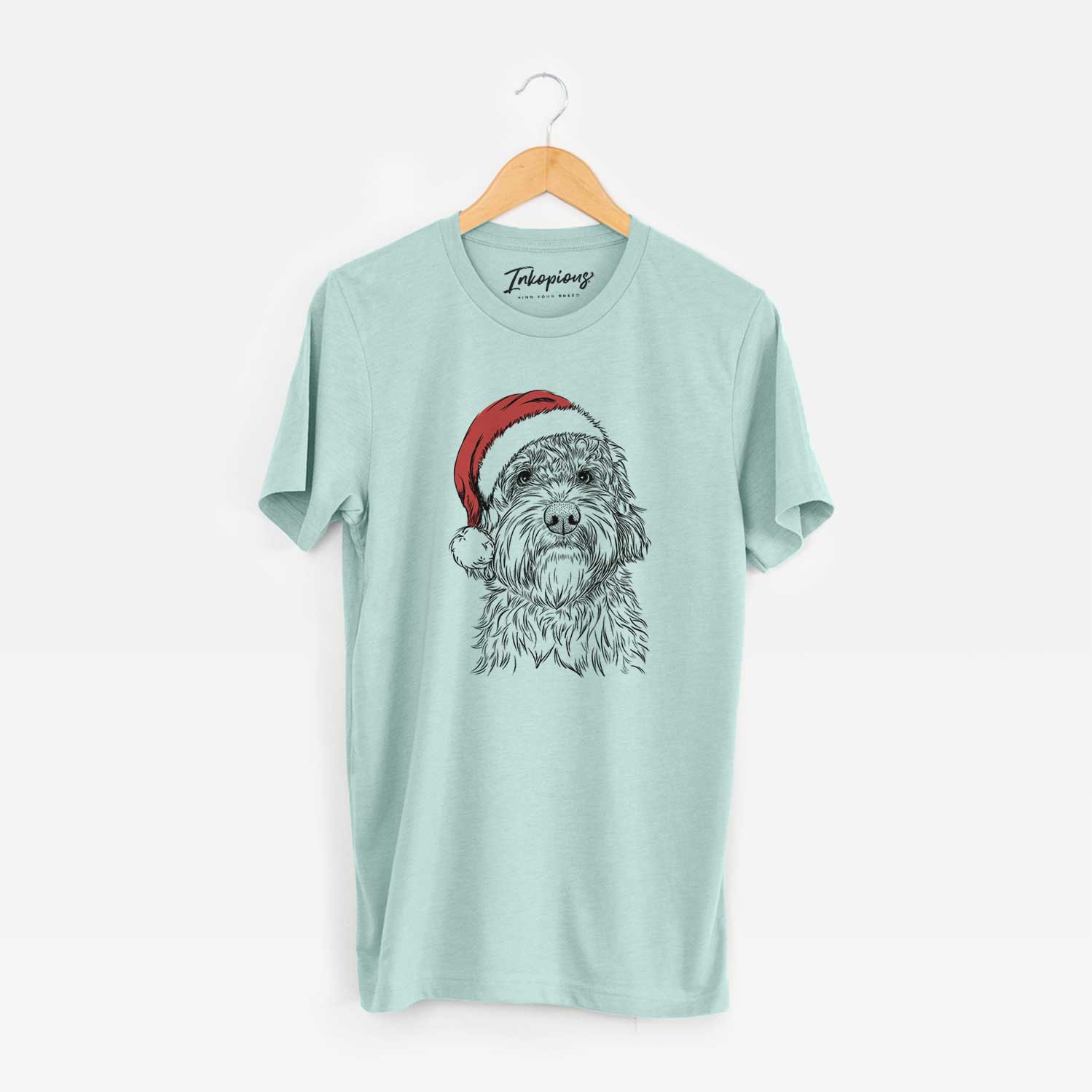 Santa Huckleberry the Australian Labradoodle - Unisex Crewneck