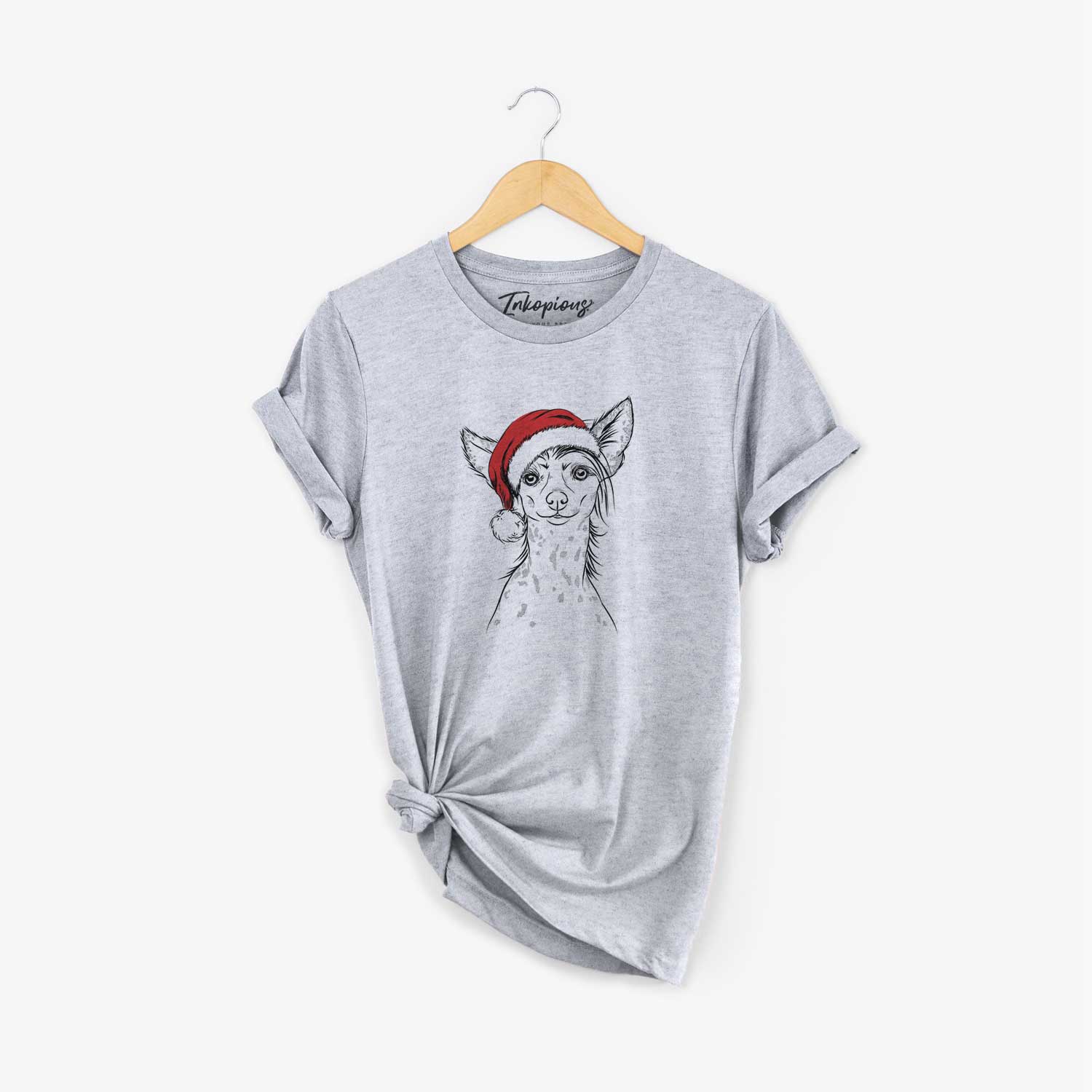 Santa Hudson the Chinese Crested - Unisex Crewneck