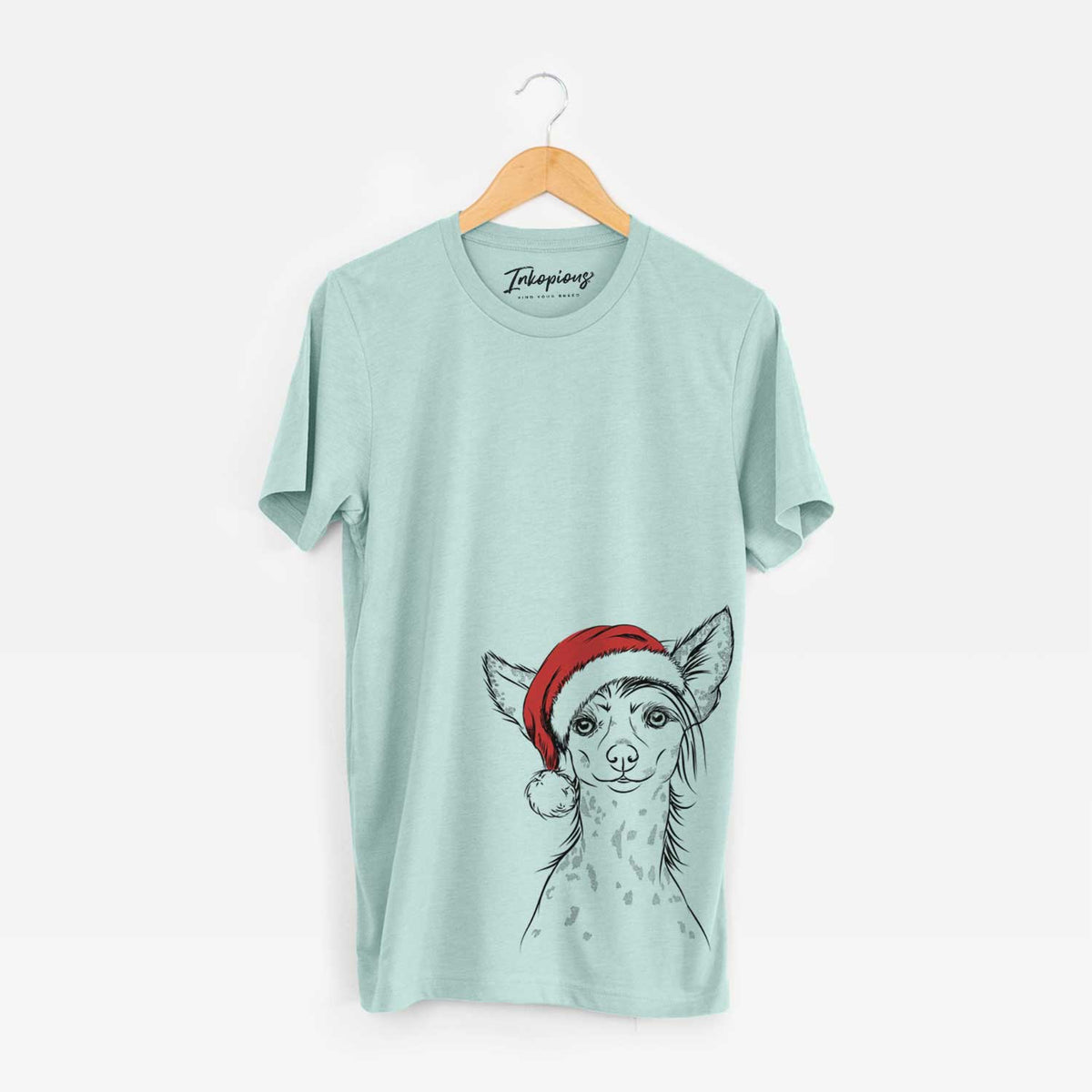 Santa Hudson the Chinese Crested - Unisex Crewneck