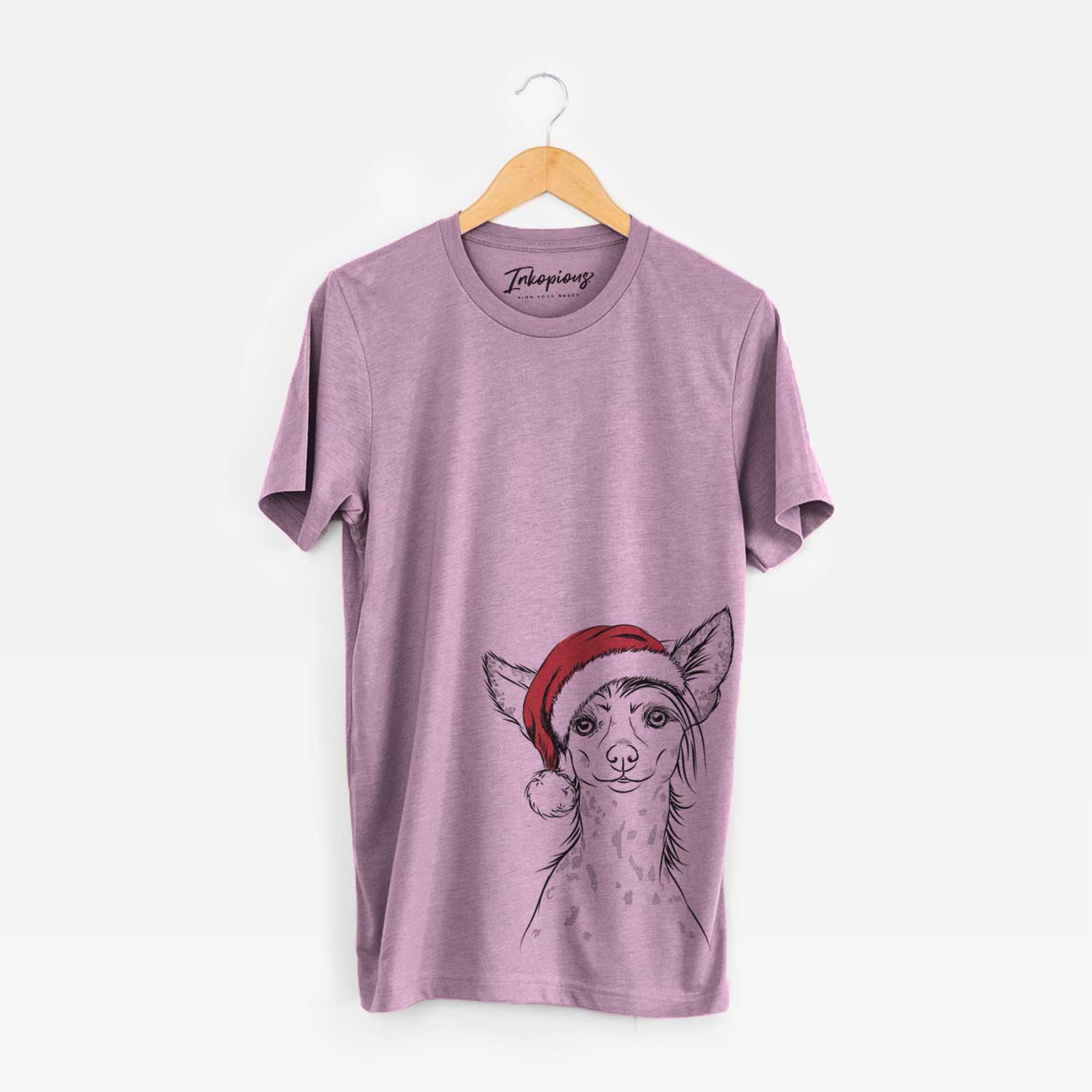 Santa Hudson the Chinese Crested - Unisex Crewneck